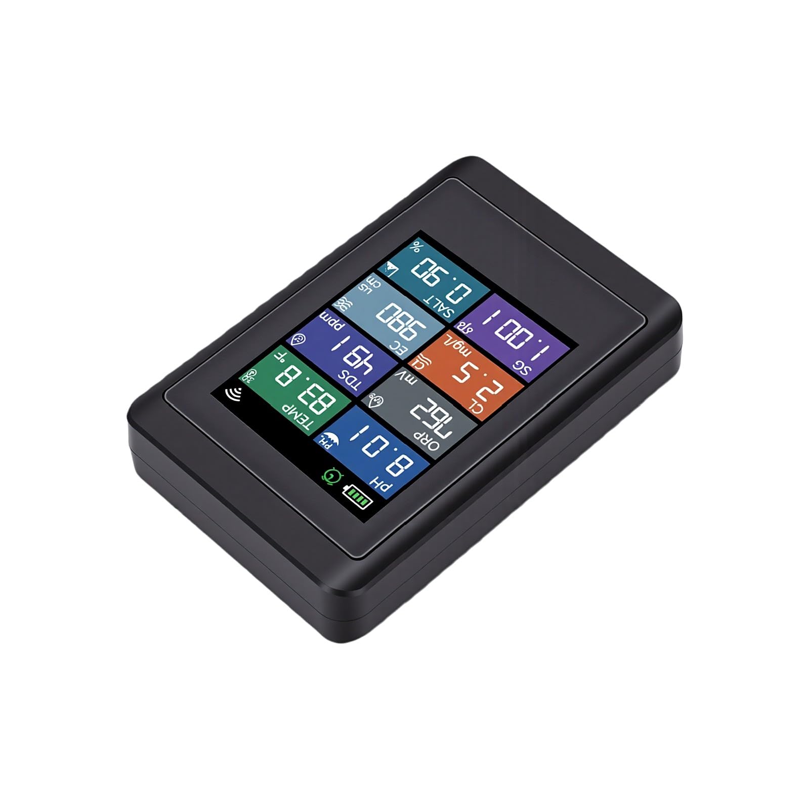 Monitor de Agua de Piscina 8 Métricas Sensor Flotante WiFi Lora