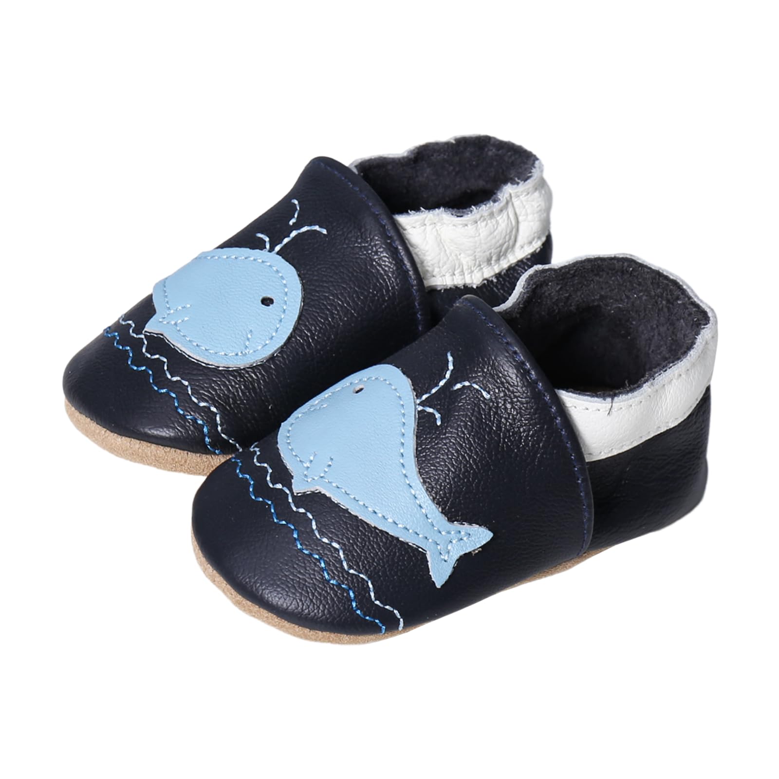 Neonata Scarpe Scarpine Primi Passi Morbida de Bambina Scarpe da Bambino in Scamosciata Pelle Cartone Animato 0 a 24 Mesi