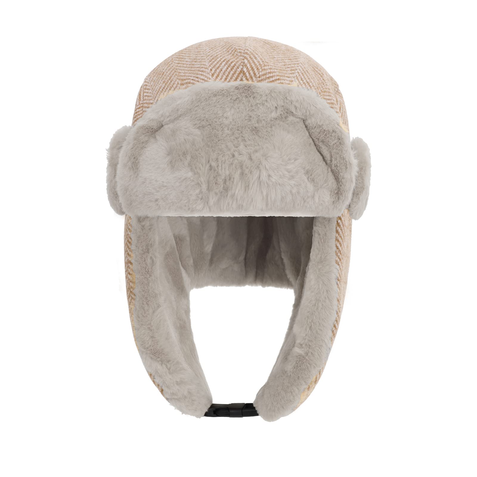 Chapeau Chapka D'Hiver Pour Femme Bonnet Aviateur Avec Oreillettes