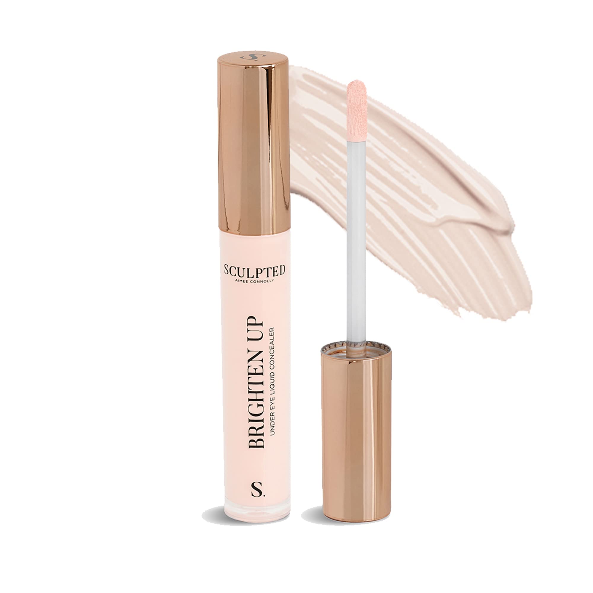 Brighten Up Under Eye Concealer from Sculpted by Aimee (Blanc) - 5ml Light Coverage Mineral Liquid Makeup Concealer for Hydrating Delicate Skin & Dark Circles with Niacinamide and Hyaluronic Acid