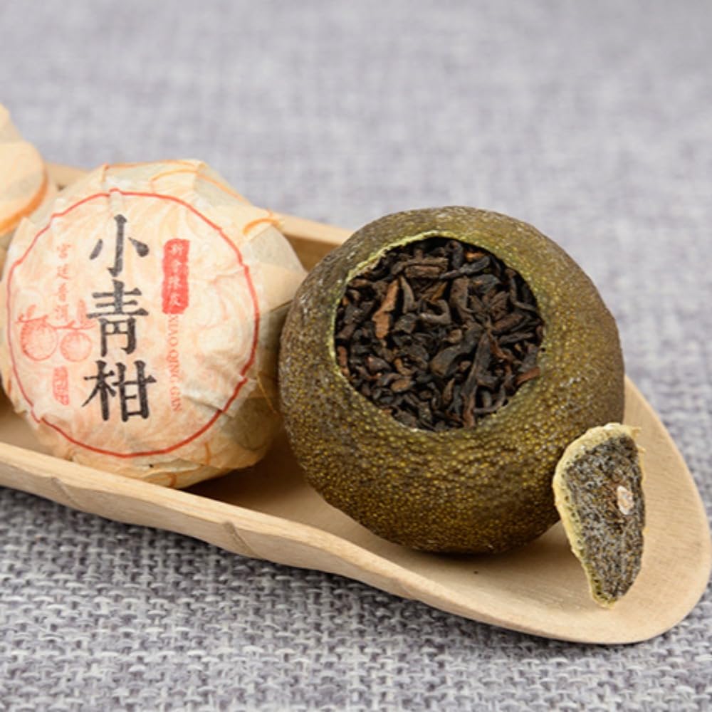 Tè Xiaoqinggan Pu 'e, Combinazione Perfetta Di Mandarino Xinhui E Tè Maturo Menghai Pu' er (250g * 2 Lattine)