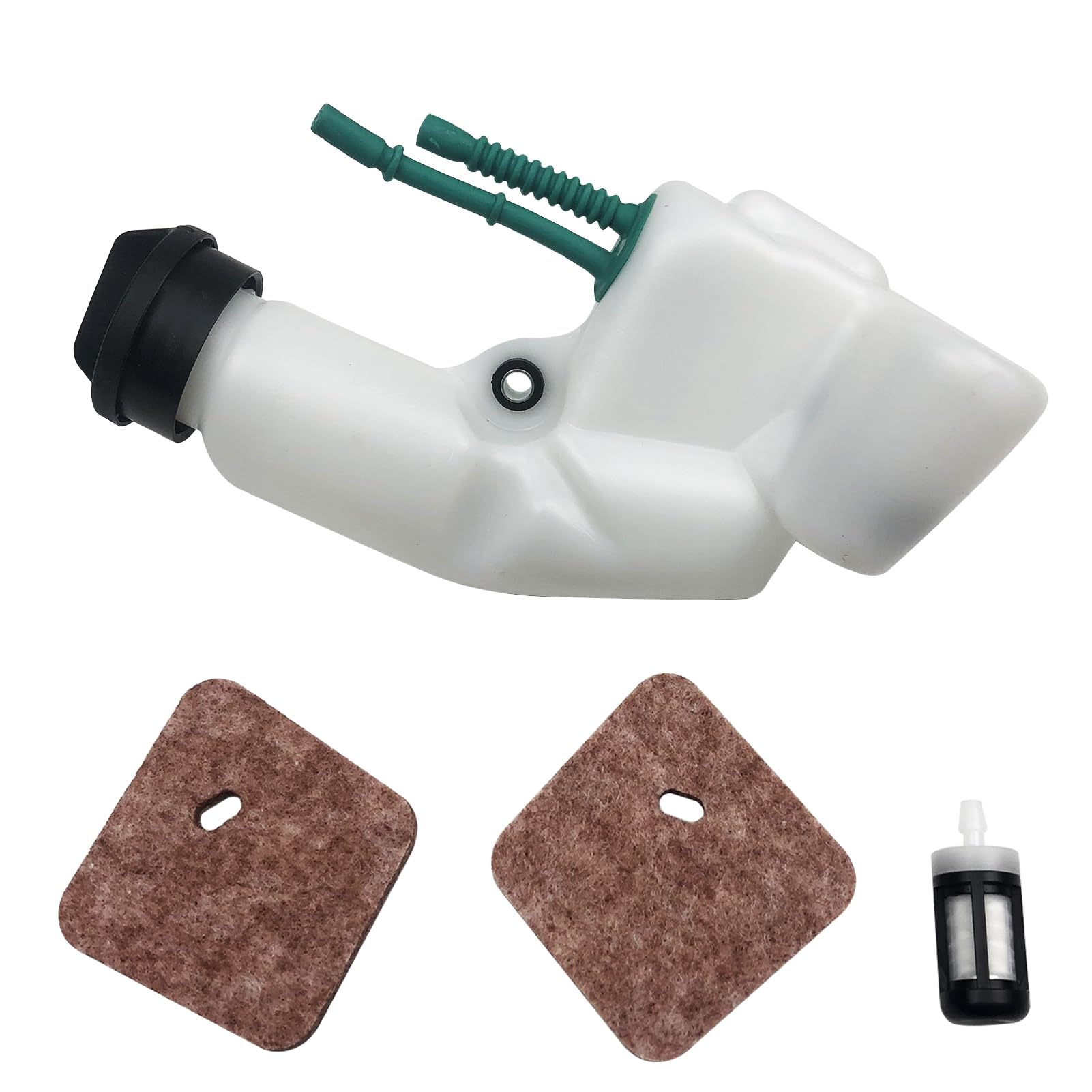 Conjunto de Tanque de de Gas, Tanque de Plástico de Repuesto con Filtros de Aire para MM55 MM55C FS 38 FS45 FS46 FS55 FC55 KM55