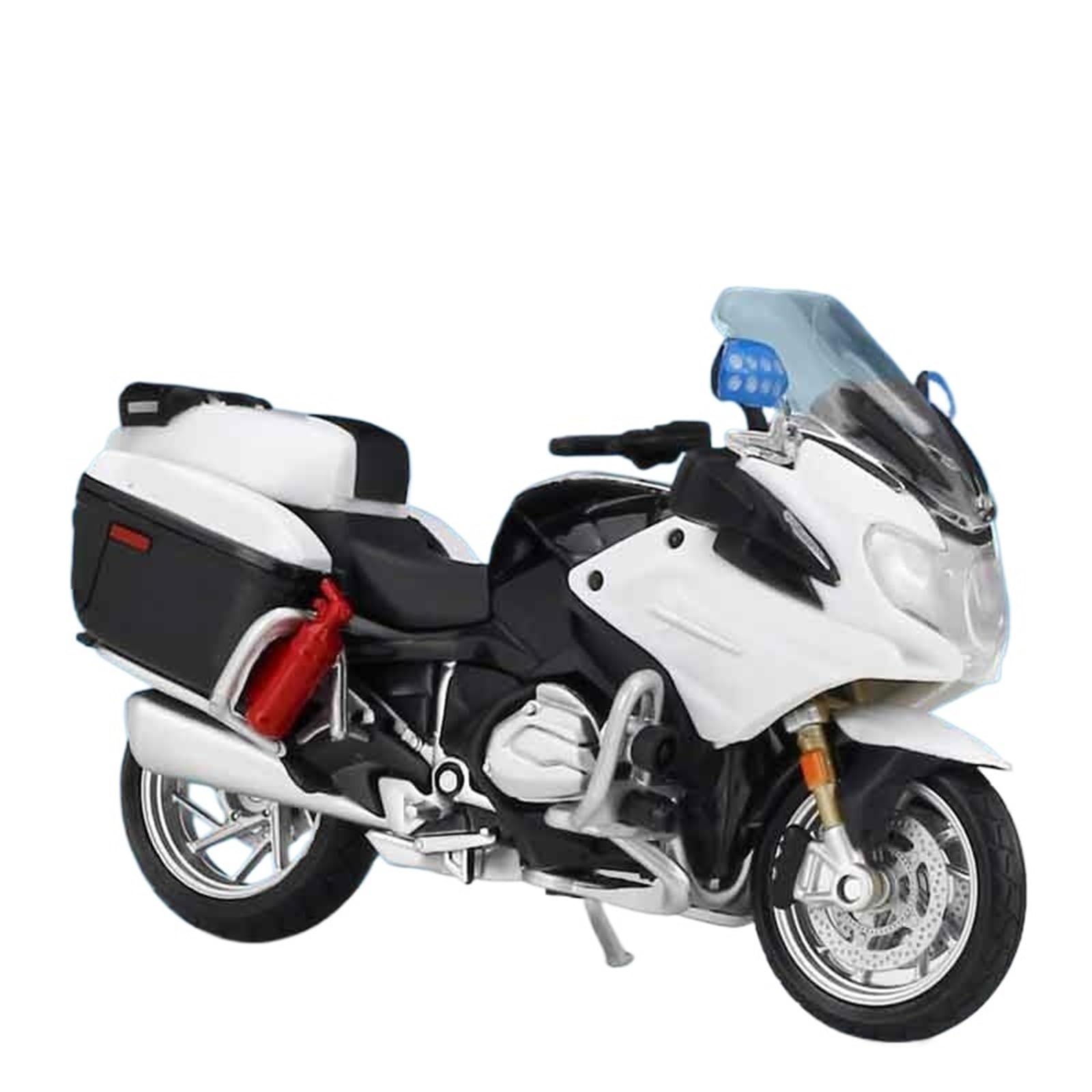NFHGODLW for BMW R1200 RT FJR 1300A Police Motorcycle Diecast Metal Model Sport Motorbike 1:18