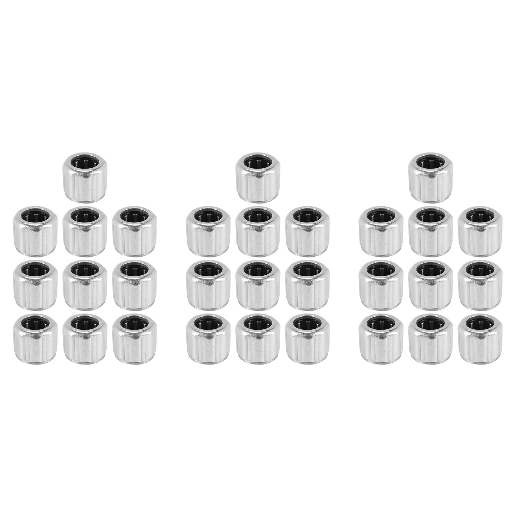 Ctrlzs 30Pcs Needle Bearing Hf081412 Outer Ring Octagon One-Way Needle Roller Bearing 8X14x12mm For Manufacturing Industry