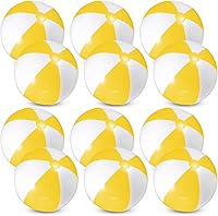 Vista 6 de 12 bolas inflables de PVC de 16 pulgadas, bolas inflables de piscina para piscina, verano, temática hawaiana tropical, recuerdos de fiesta