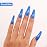 Imtiti Blue Gel Nail Polish, 0.5 Fl Oz Royal Blue Soak Off LED UV Polish for Spring Summer DIY Nail Art Starter Manicure Salon Kit
