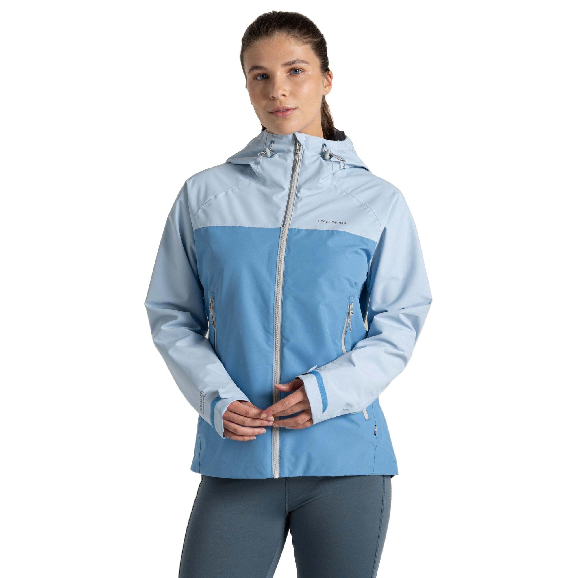 Craghoppers Women's Vanth Waterproof Jacket DofE Awards Approved Hiking Coat 12 Blue
