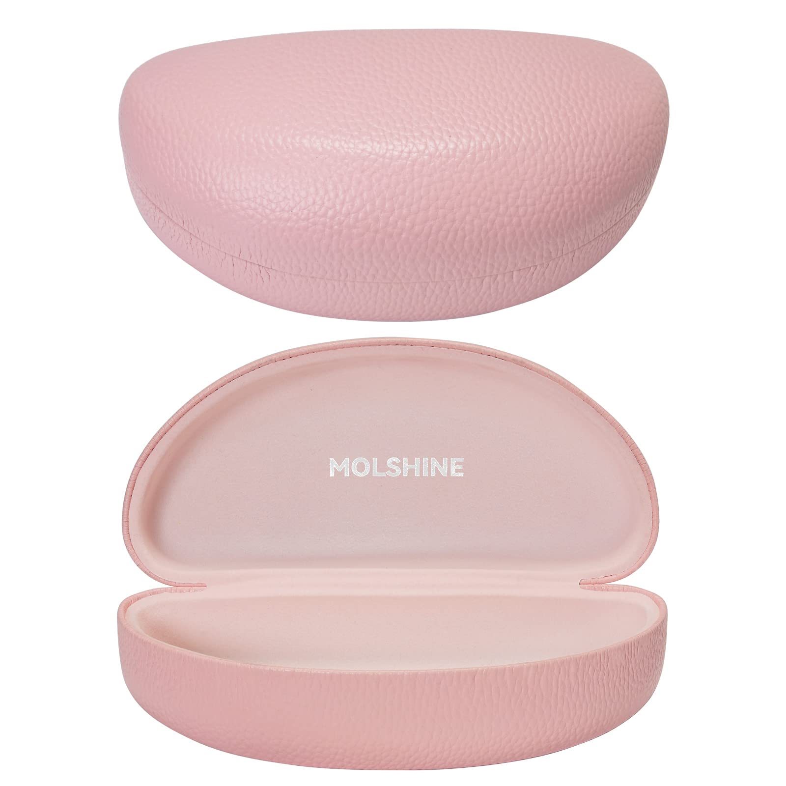 molshineEstuche rígido para gafas de sol, estuche grande clásico para gafas de sol, anteojos con paño de limpieza, bolsillo