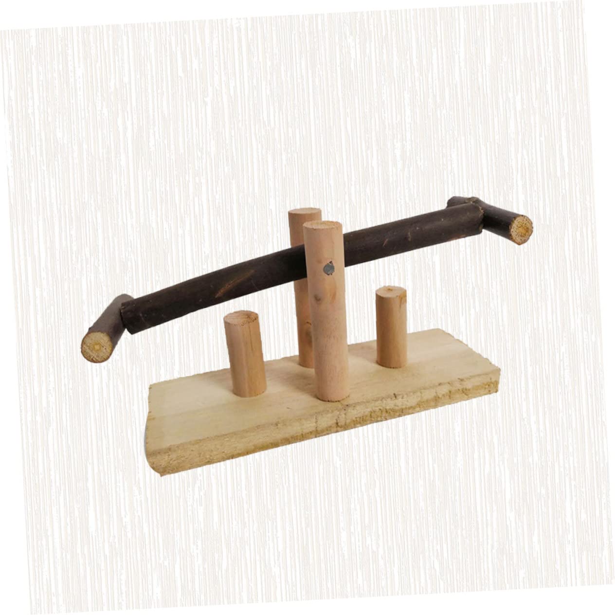YARNOW 3 Pz altalena per animali domestici bambù animale domestico altalena in legno pappagalli oscillanti giocattolo giocattoli altalena pappagallo morso in piedi Di legno