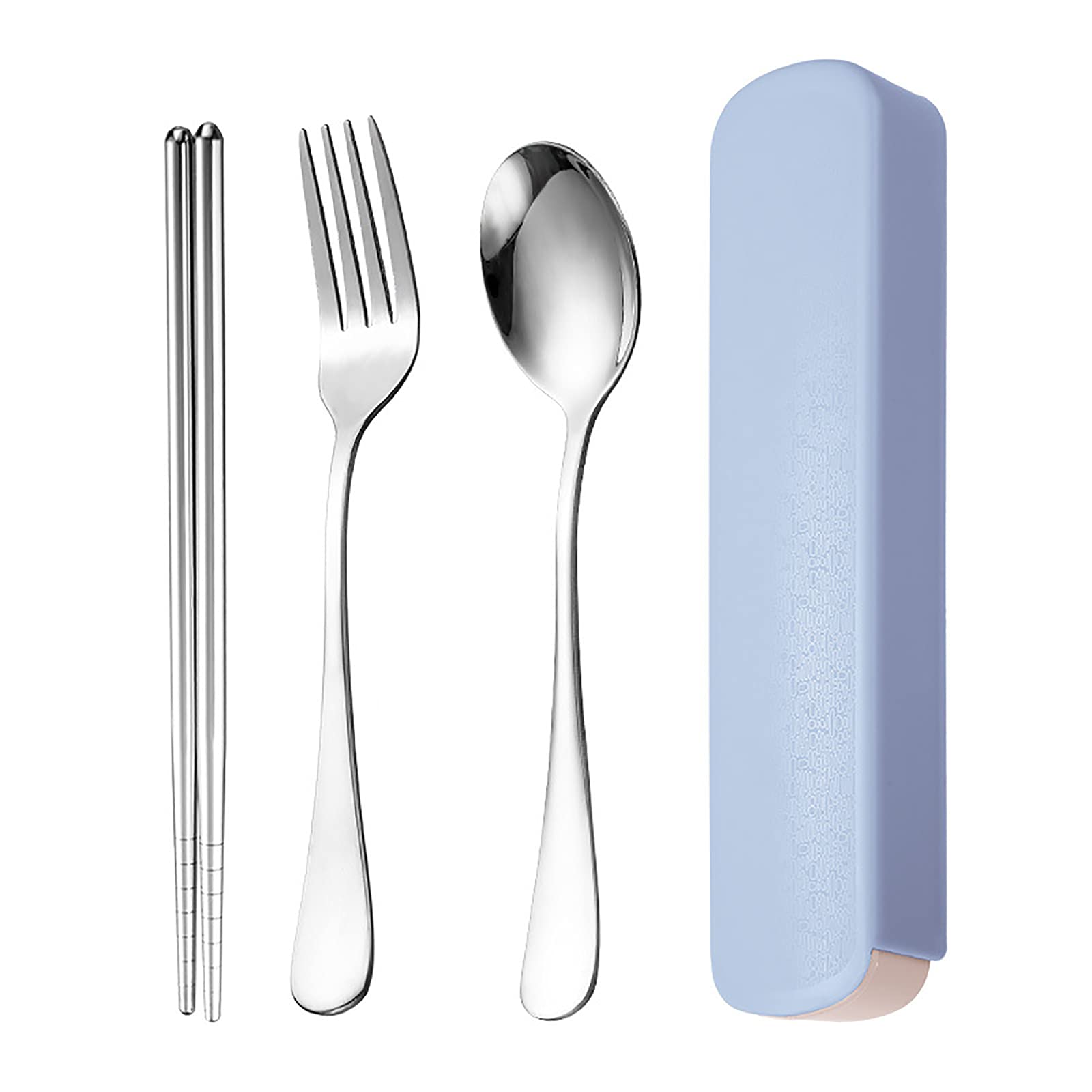 Ensemble De Couverts en Acier Inoxydable, Couverts Portables 12 Pièces, avec Boîte-Cadeau Exquis, Peut Être Utilisé pour Les Voyages en Famille Au Restaurant