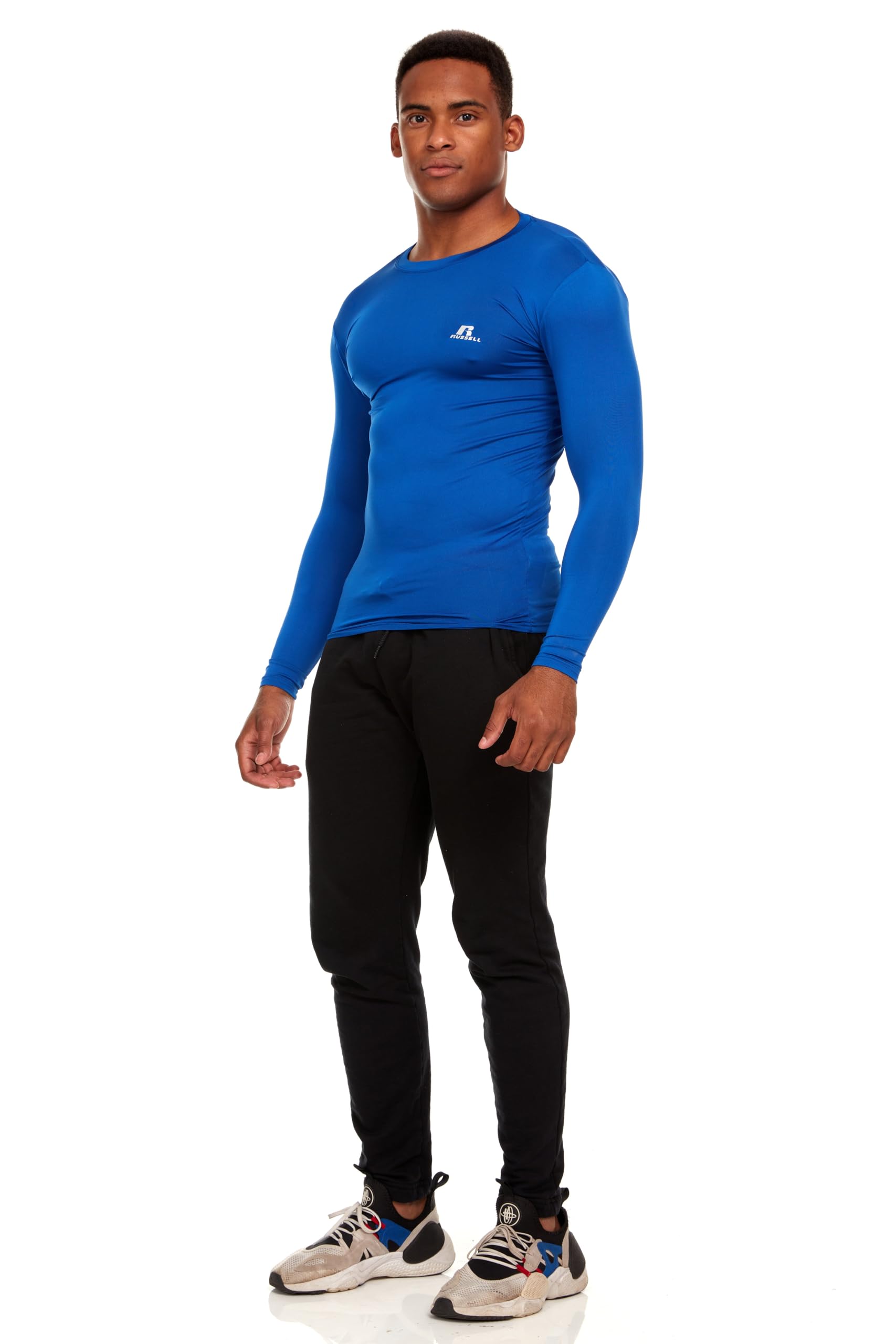 Russell Athletic Compression LS Top Camisa para Hombre
