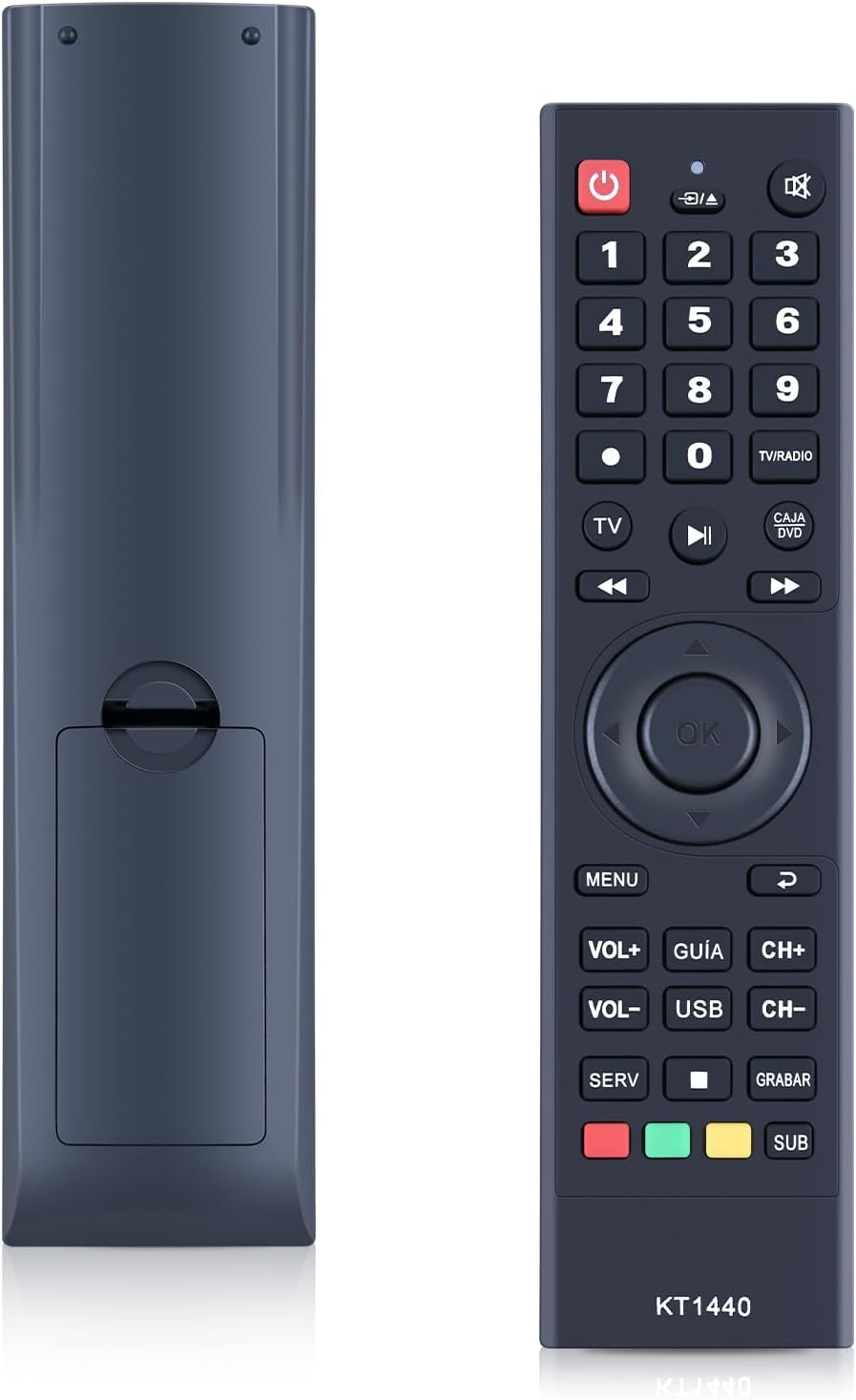 KT1440 New Replace Universal Remote Control fit for Haier Panda ATEC DTV Gelec Soyea CRT Parker TV Wentai DVD