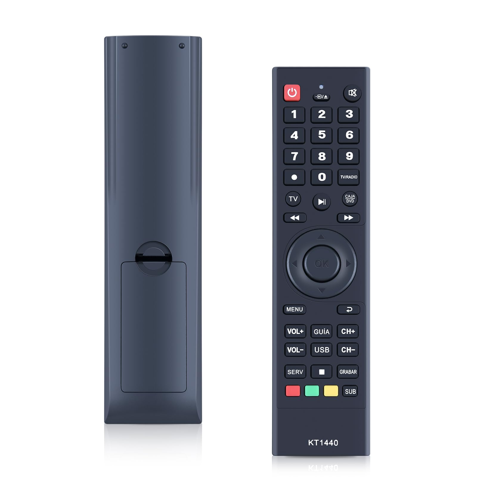 KT1440 New Replace Universal Remote Control fit for Haier Panda ATEC DTV Gelec Soyea CRT Parker TV Wentai DVD