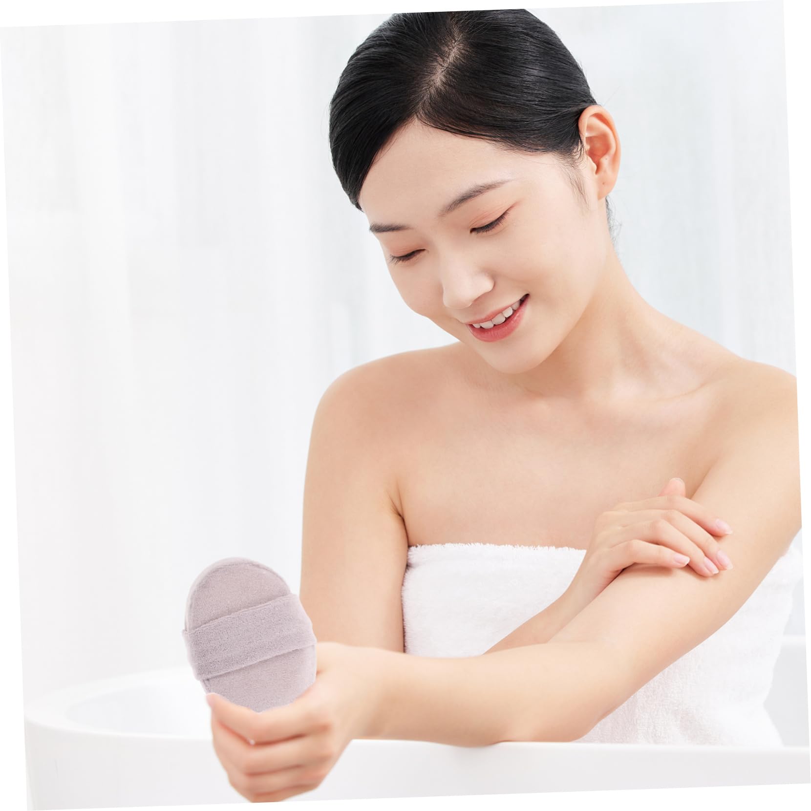 Healvian 12piezas Esponjas Exfoliantes Naturales Para Ducha Pack Esponjas De Lufa Para Cuerpo Suaves y Ecológicas Correa Para Hombres y Mujeres Gris