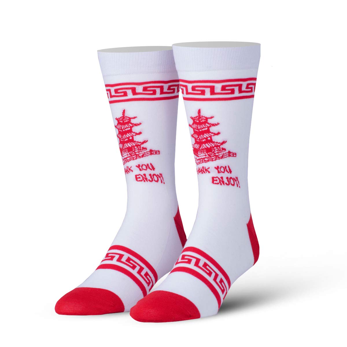 Food, Chinese Take Out, Novelty Crew Socks, Funny Silly Cool
