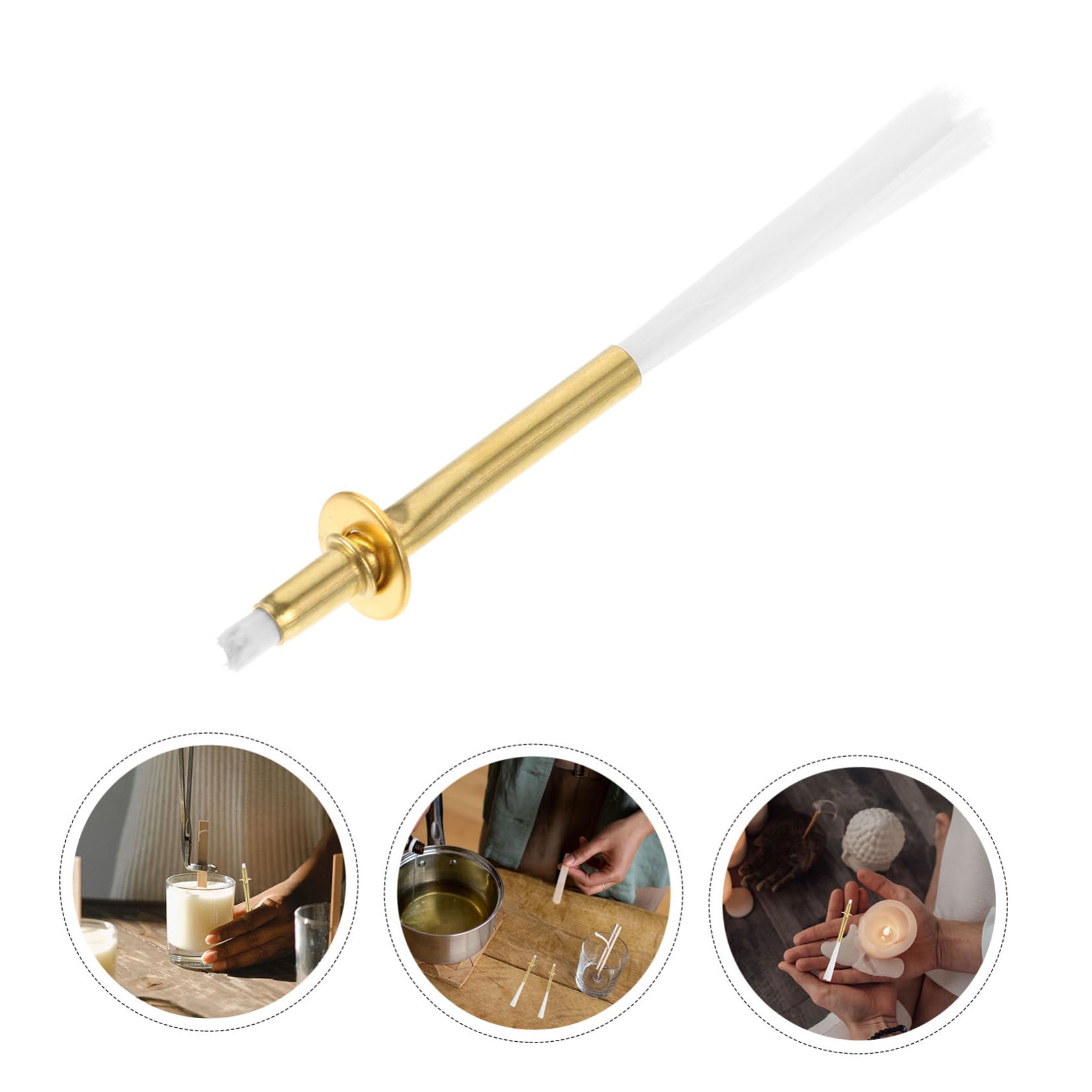 SEWACC Long-Lasting Oil Lamp Wick Replacement 10pcs for DIY Kerosene Oil Lamps Thread Wicks