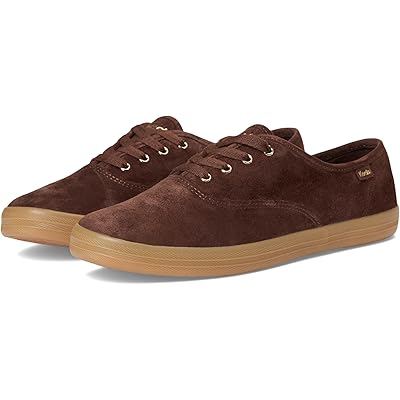 Женские кроссовки Keds Champion Luxe Lace-Up chocolate luxe suede