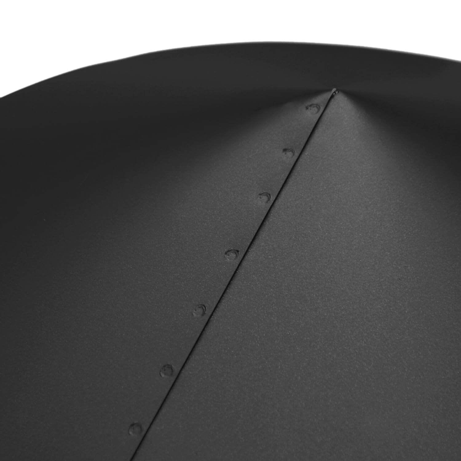 raik Rauchrohr Regenhaube für Ø150 mm Rauchrohre Schwarz einwandig 0,6 mm Stärke feueraluminiert wetterfest Gesamthöhe 435 mm