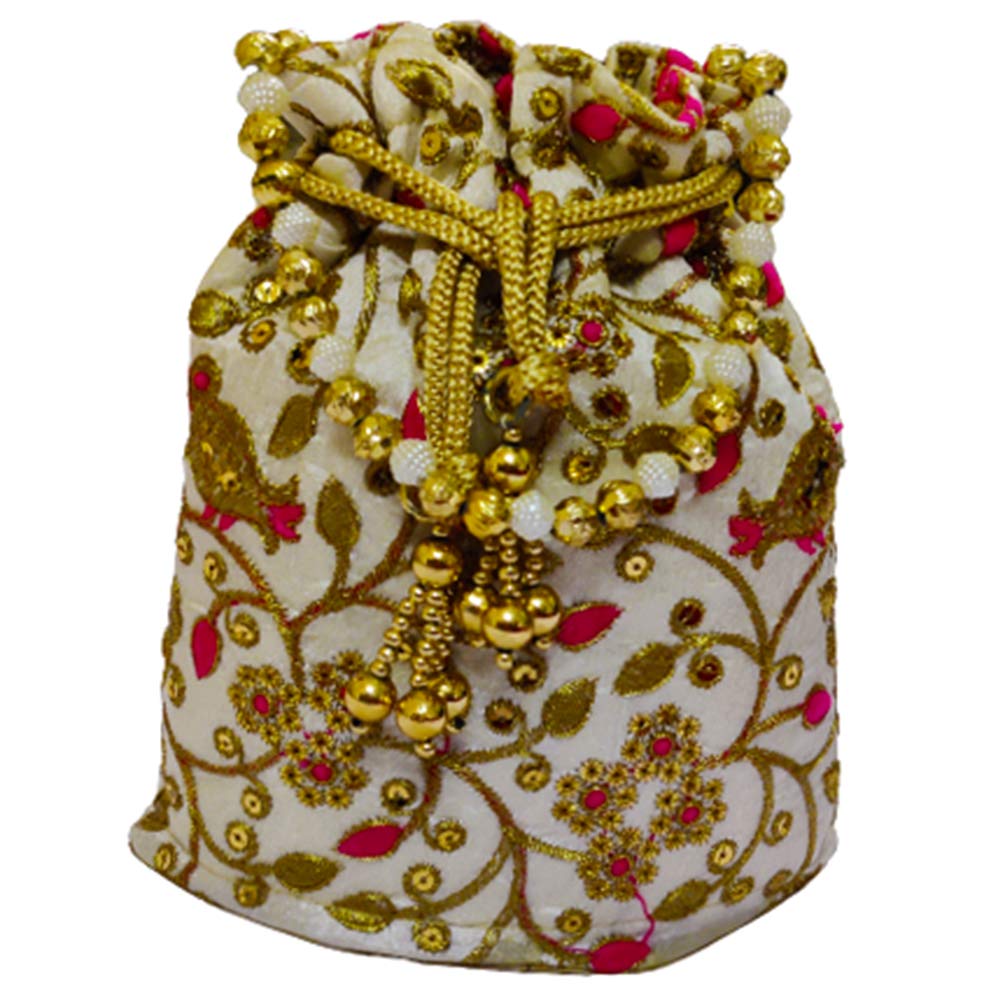 See full amazon price history chart for Avanti Creation Embroidered Silk Potli Bag For Women With Pearl Drawstring (Pink) Avanti Creation Embroidered Silk Potli Bag For Women With Pearl Drawstring (Pink) (B08VN8J44L) Amazon Price History, Amazon Price Tracker