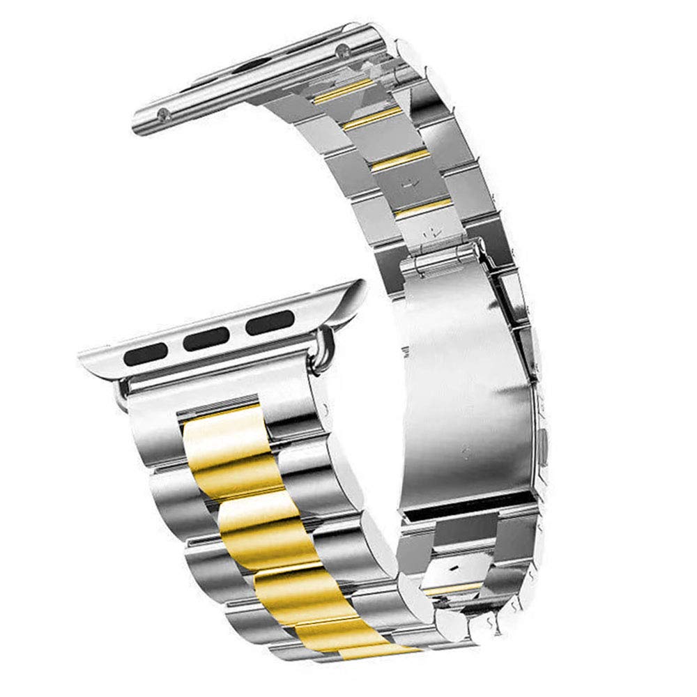 Bracelet de remplacement iWatch chic bicolore idéal pour le bureau