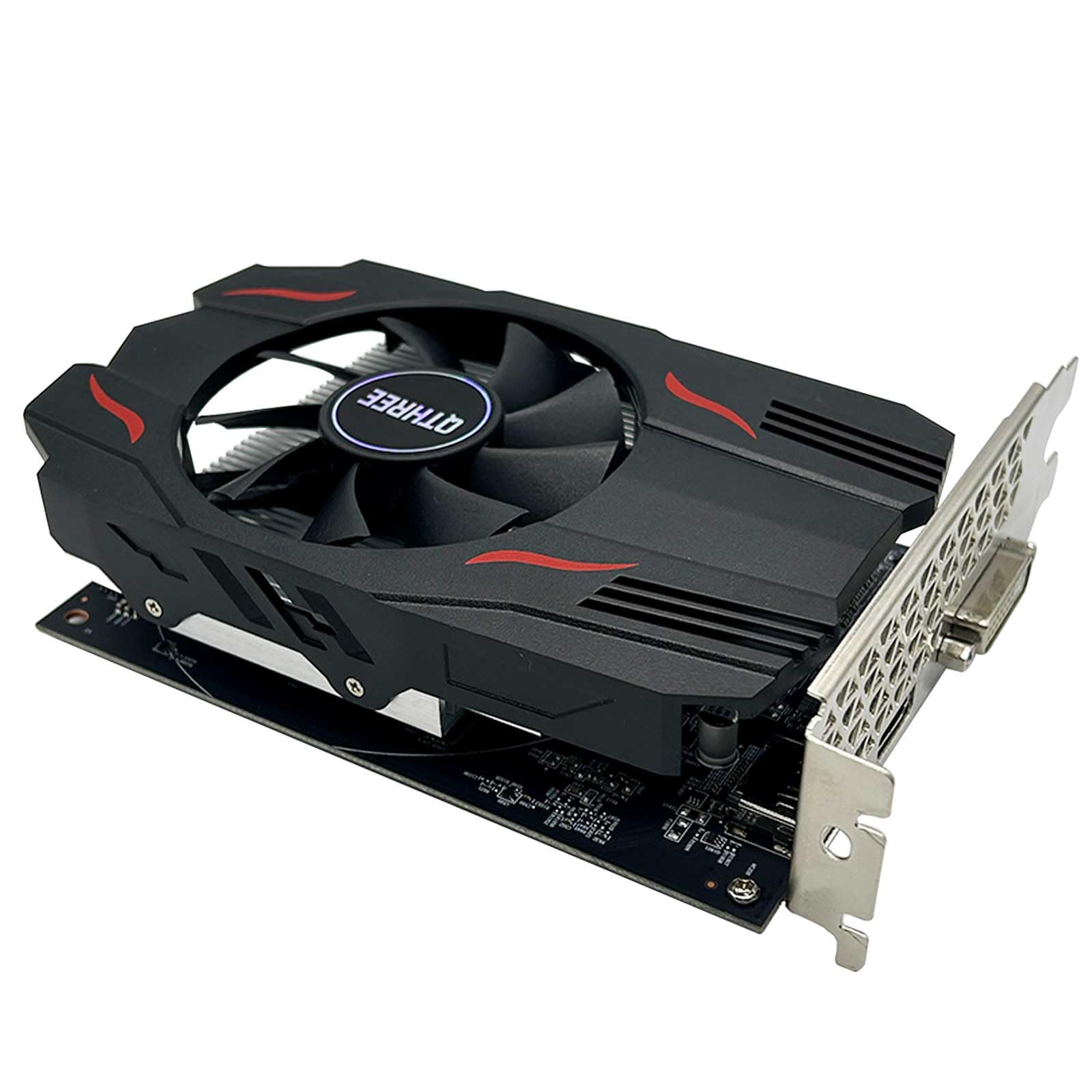 QTHREE Radeon RX 560 Scheda Video, 4GB GDDR5 128-bit, HDMI, DisplayPort, DVI, Scheda Grafica PC, GPU, Video Card, PCI Express x8, DirectX 12