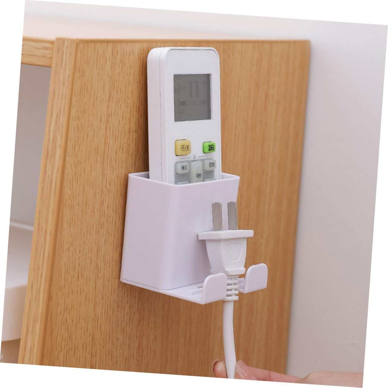 Cabilock Cajas Para Control Remoto y Teléfono Soporte De Pared Almacenamiento Abs Sin Herramientas Fácil Instalación
