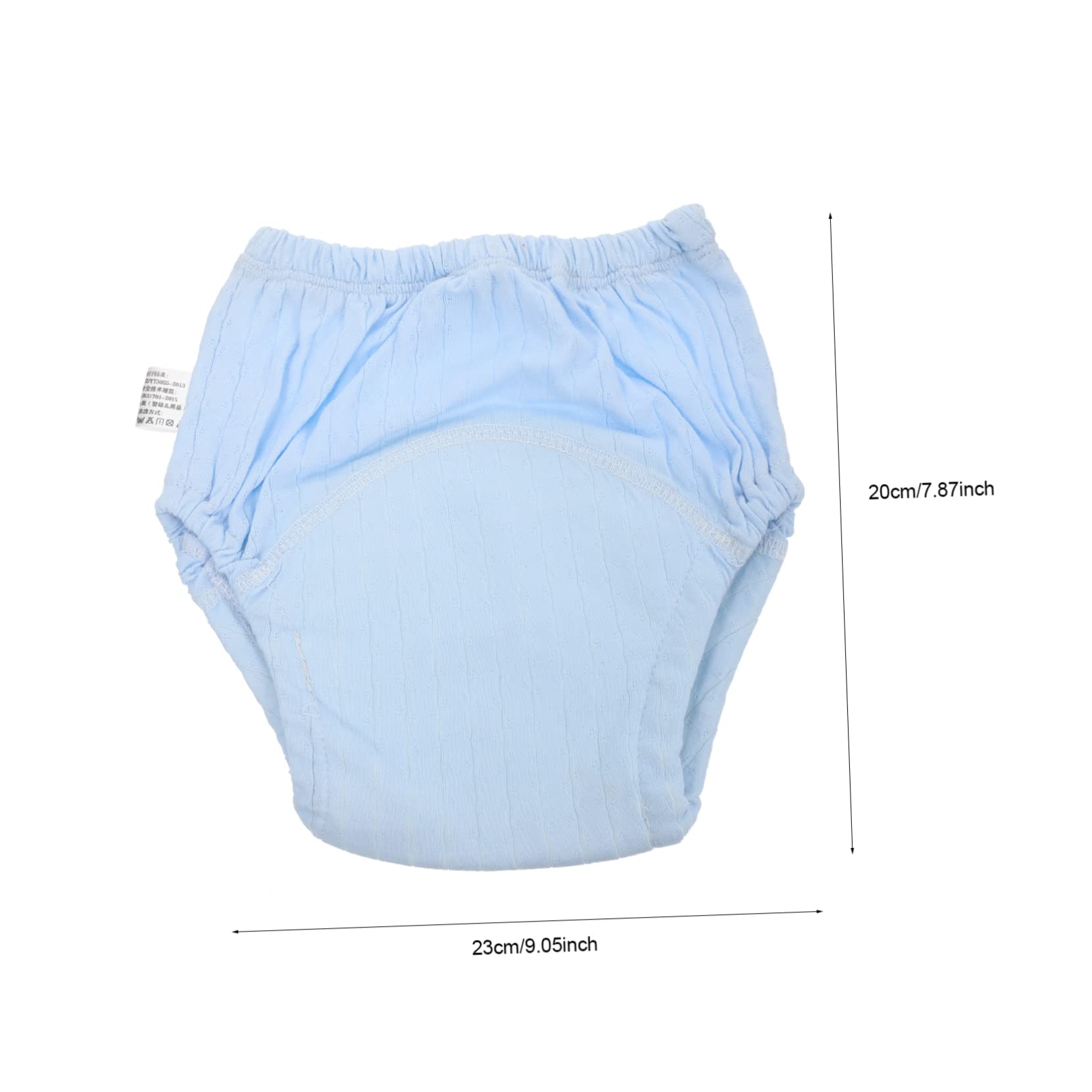 Toddmomy Baby Training Pants Quick Dry Newborn Nappy Pants 2-pack for Overnight Protection Blue