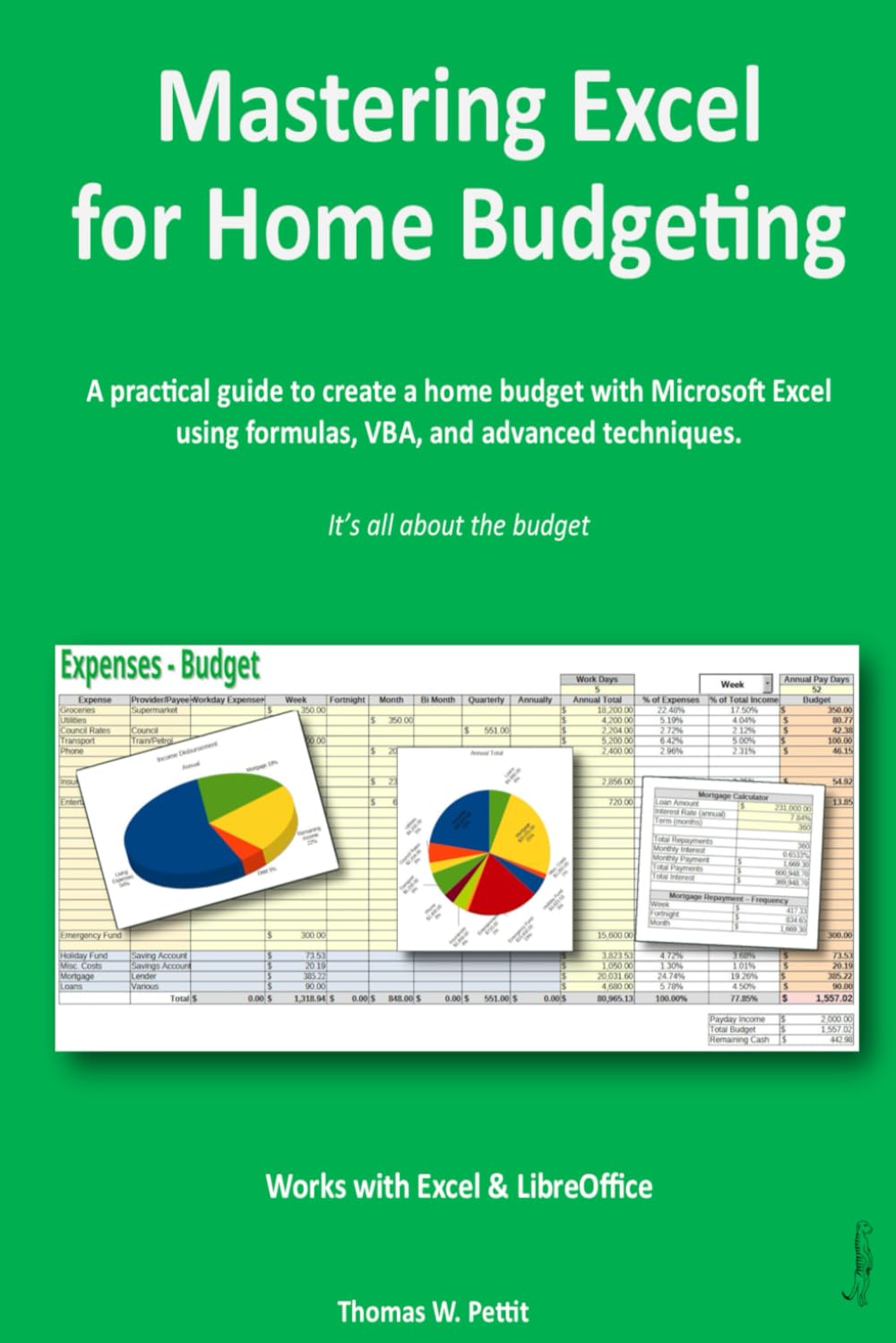 Mastering Excel for Home Budgeting: A Practical Guide to Creating a Home Budget with Excel & LibreOffice Calc — Personal Finance, Expense Tracking, Formulas, VBA, and Advanced Techniques