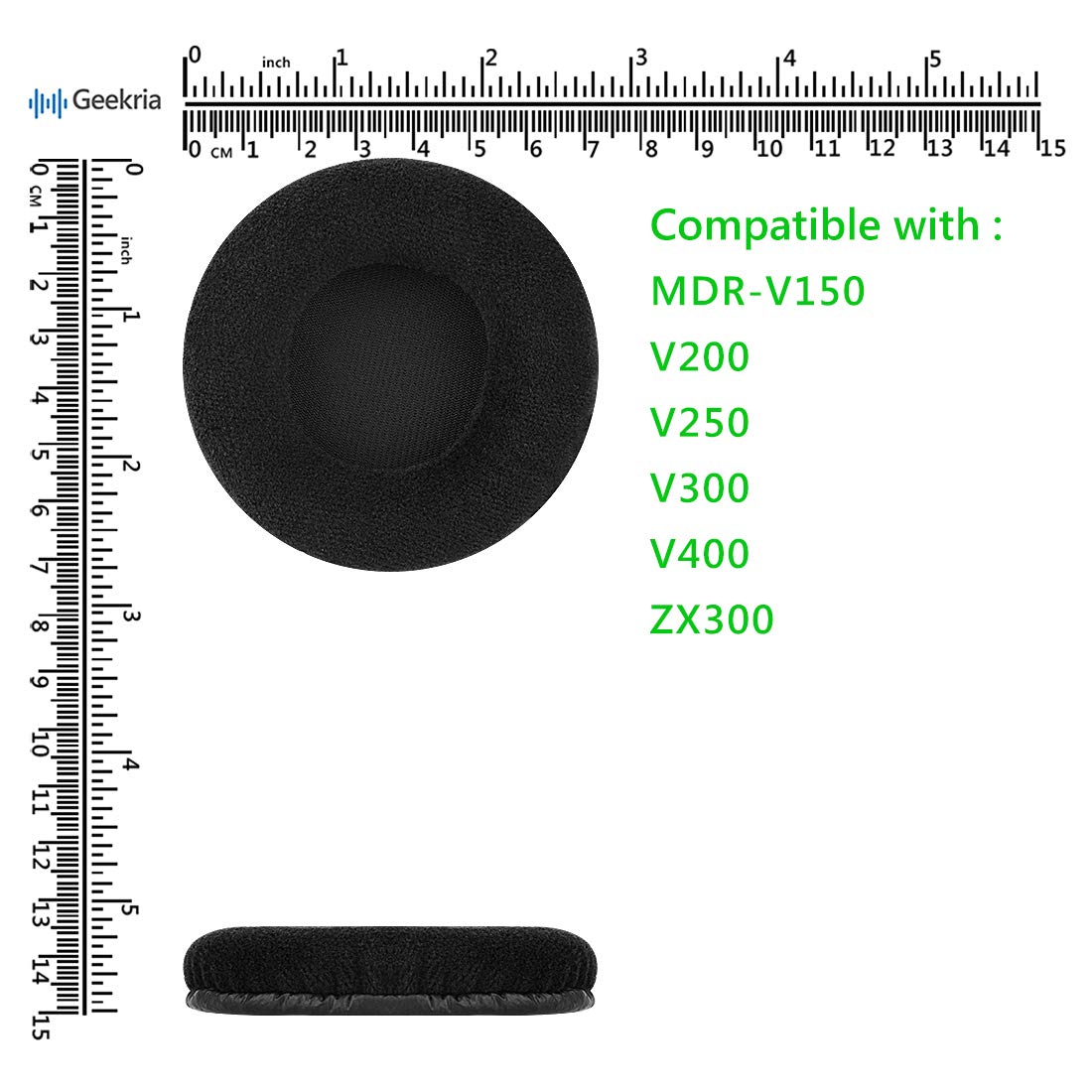 Amazon.com: Geekria Comfort Velour Replacement Ear Pads for Sony