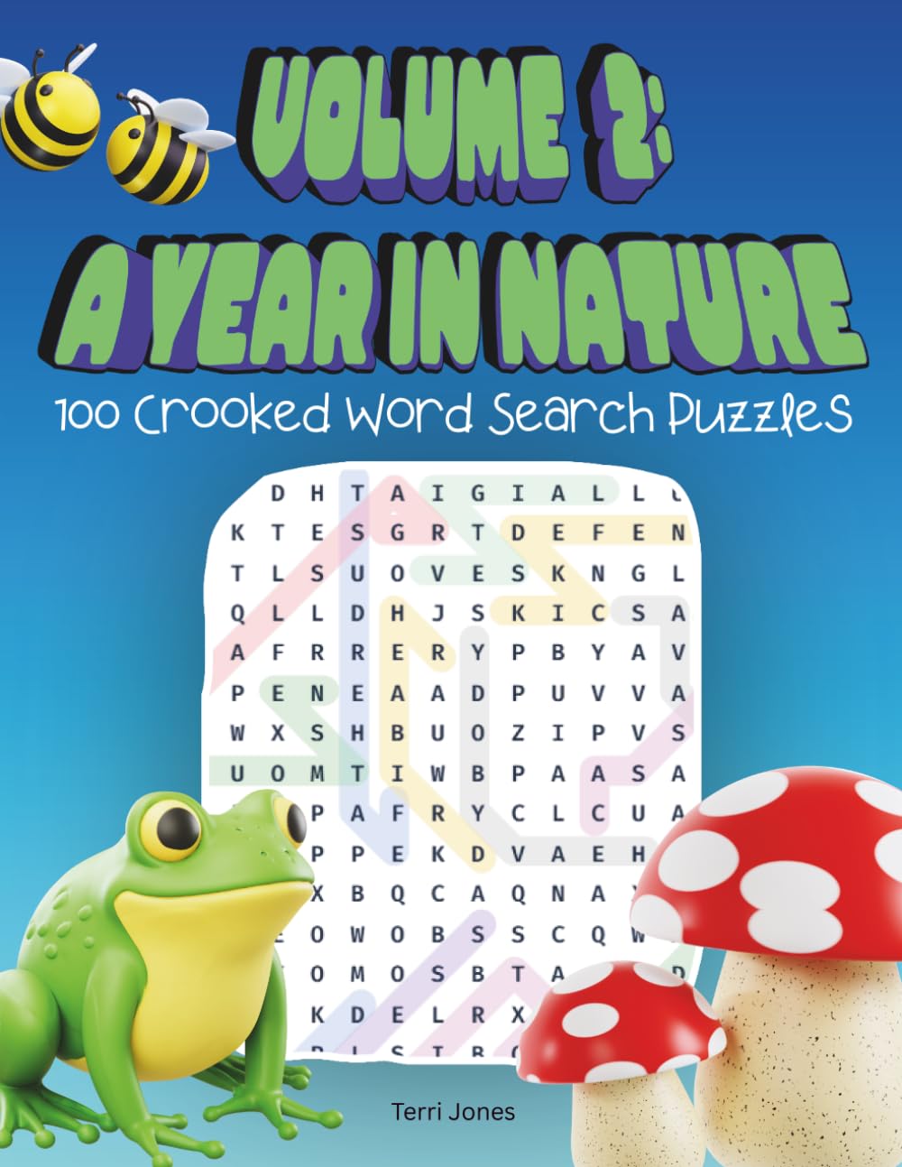 Volume 2: A Year in Nature: 100 Crooked Word Search Puzzles