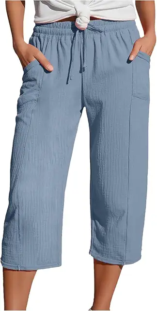 Damen Yoga Hose M: Gerade Bein, Hohe Taille, Lockerer Schnitt