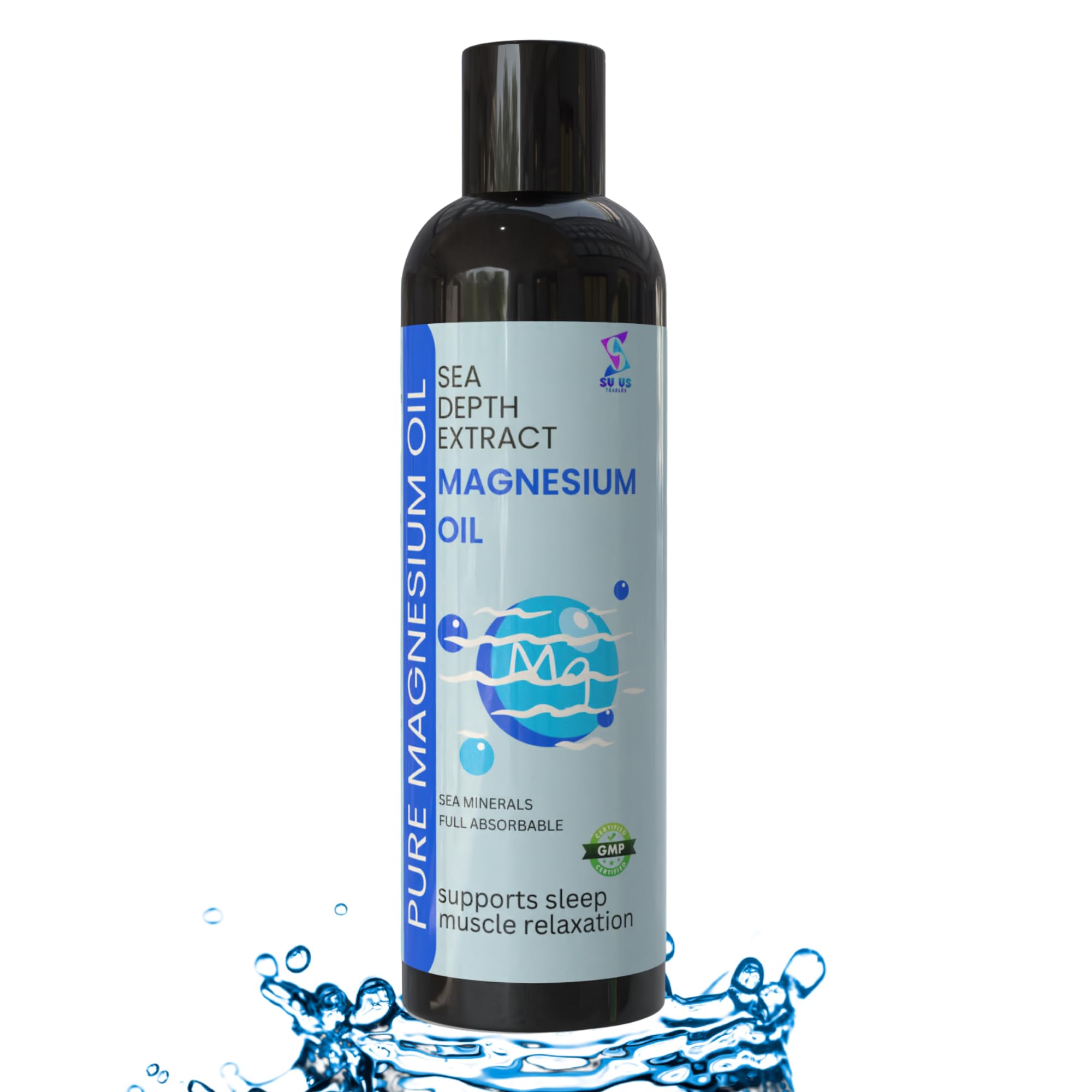 SV VS Pure Magnesium Oil, Sea Extract, for Sleep Support, Pain Relief & Muscle Recovery, 100ML-image-38