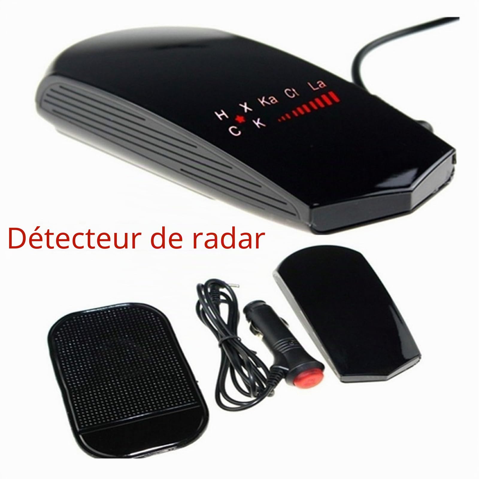 Détecteur de radar universel avec alertes vocales en temps réel, détection de bande K X Ka