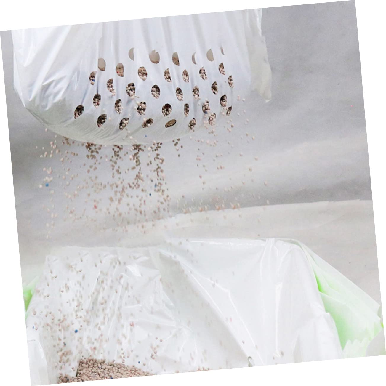 HANABASS 3 Sets Litter Box Liner Bag for Cats Drawstring Pouch Daily Cat Litter Supplies