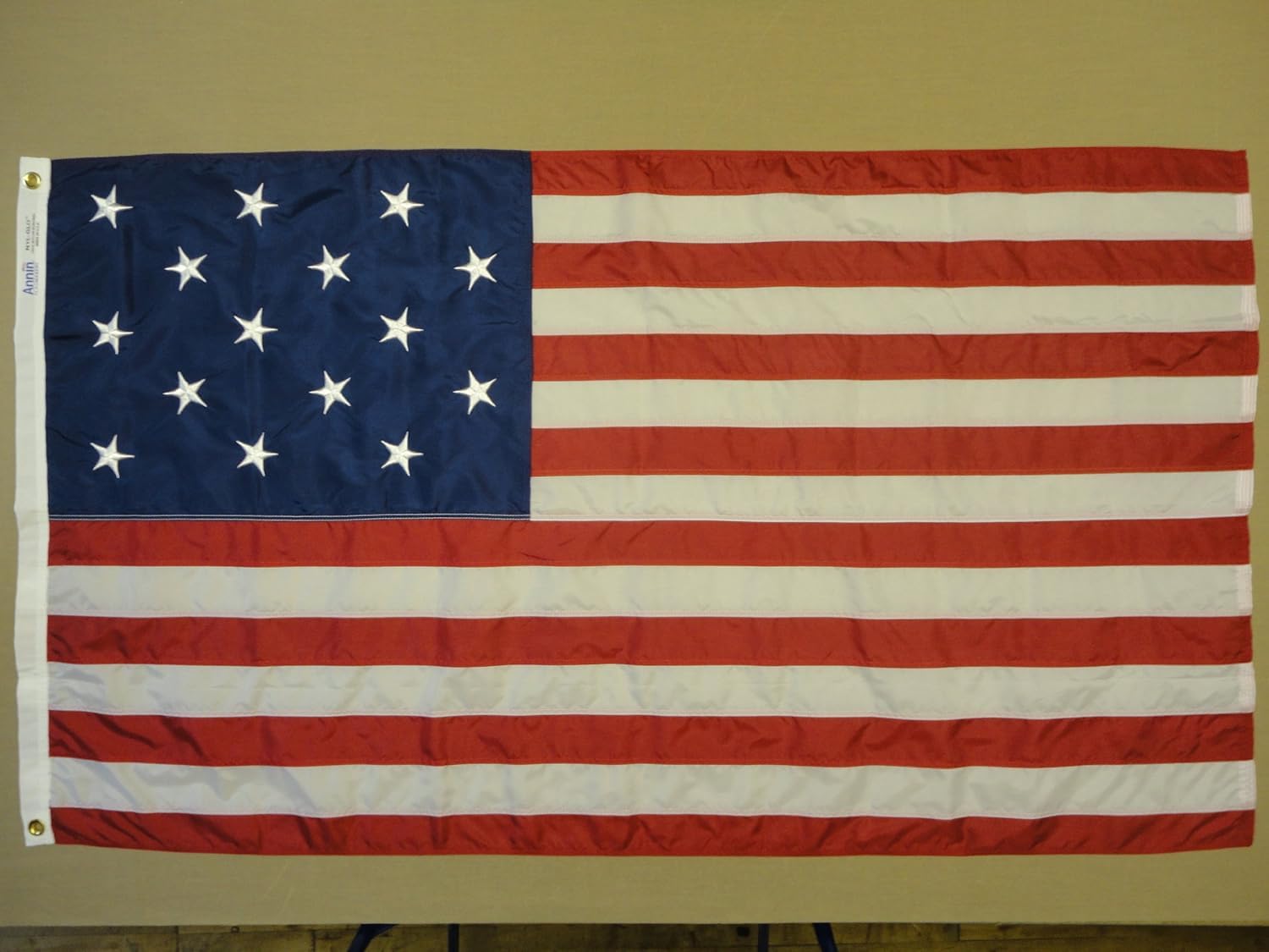 Annin Flagmakers Dyed Nylon American Flag, 3 x 5 Feet (Model 319395) 100% MADE in USA