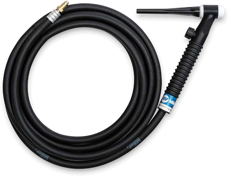 Miller Electric TIG Torch Kit, A-150V, 12-1/2 ft, Rubber (WP-17V-12-R)