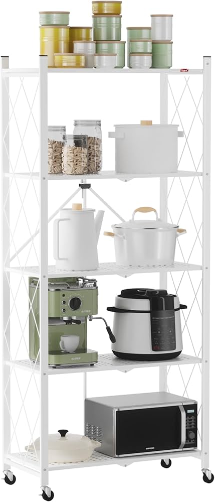 Amazon｜DEANIC 折り畳みラック 折りたたみラック 棚収納ラック 収納棚