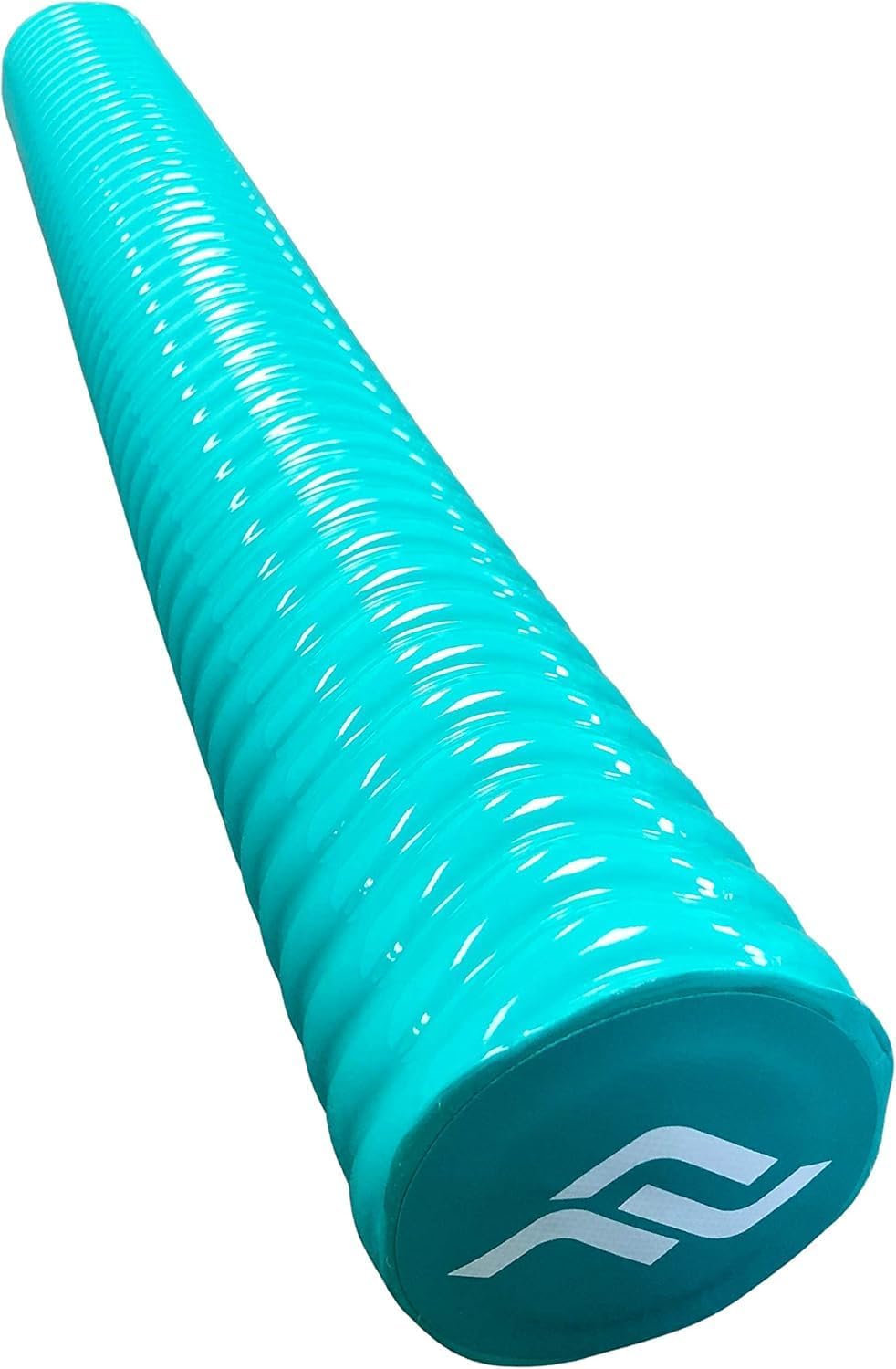 IMMERSA Jumbo Swimming Pool Noodles, Premium Soft Water-Based Vinyl Coating and UV Resistant Foam Noodles for Swimming and Floating, Lake Floats, Pool Floats for Adults. (Teal Medium Size)