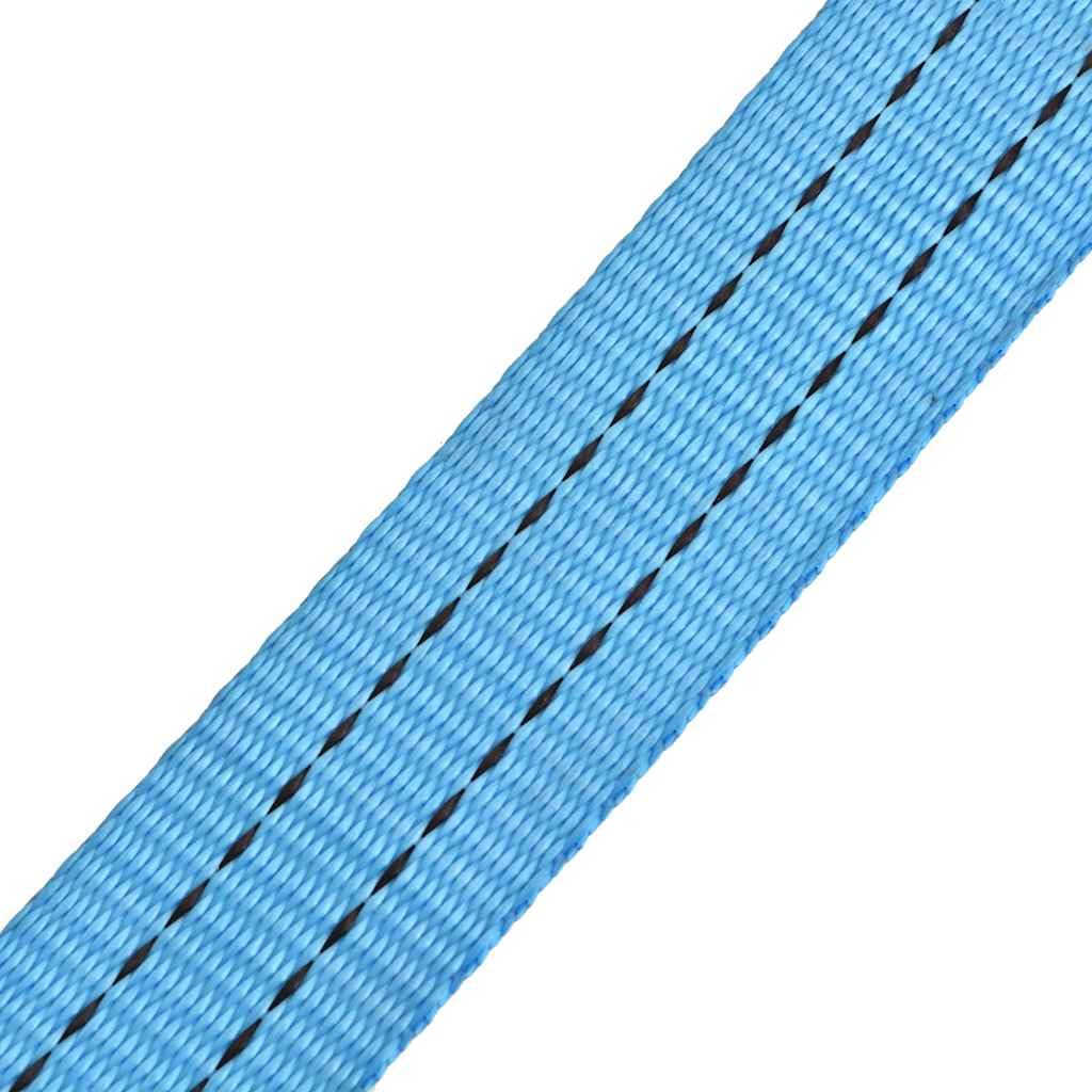 Ratschen Spanngurte 4 Stk. 2 Tonnen, 6 m x 38 mm, blaues Polyester, EN 12195 2, Zurrgurt für Ladegut Sicherung, Transport, Anhänger, Auto, Umzug, Camping, Werkstatt, Garage