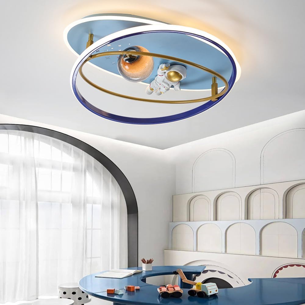 Lámpara de techo infantil decorativa de astronauta para crear noches mágicas y tranquilas