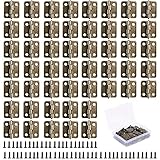 Klappklingen: Die Klingen aus Messingscharniere für Möbel haben eine bestimmte Tragfähigkeit, sind nicht leicht zu brechen und zu verformen, sind sehr flexibel, langlebig und exquisite Scharniere können die Schönheit von Miniaturprodukten verbessern.