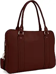 Bolsa Feminina Pasta Executiva para Notebook até 15.6” Reforçada Couro Ecológico para Trabalho, Reuniões e Dia a Dia Tamanho Grande