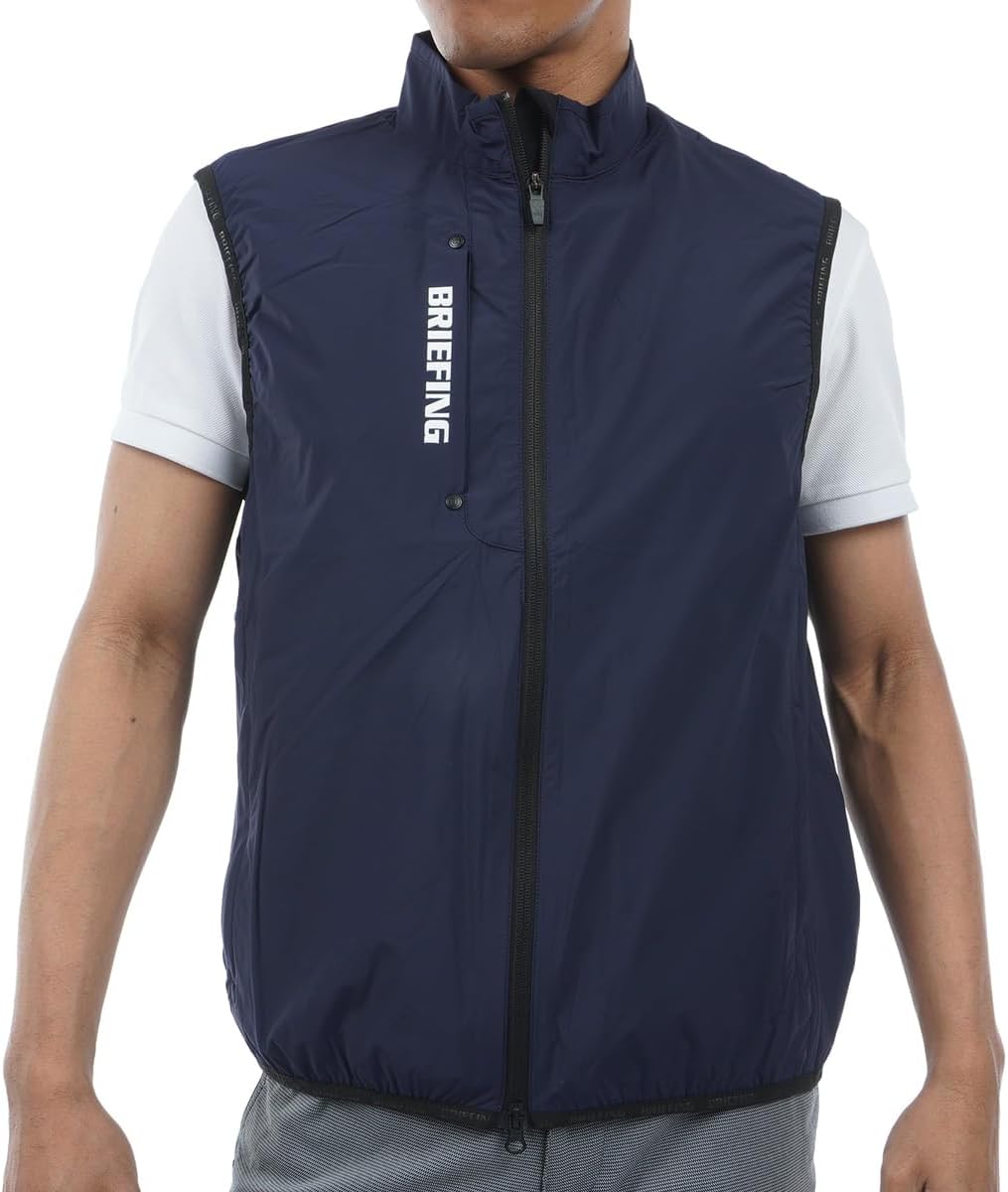 ブリーフィング] ゴルフベスト MS POCKETABLE WIND VEST メンズ