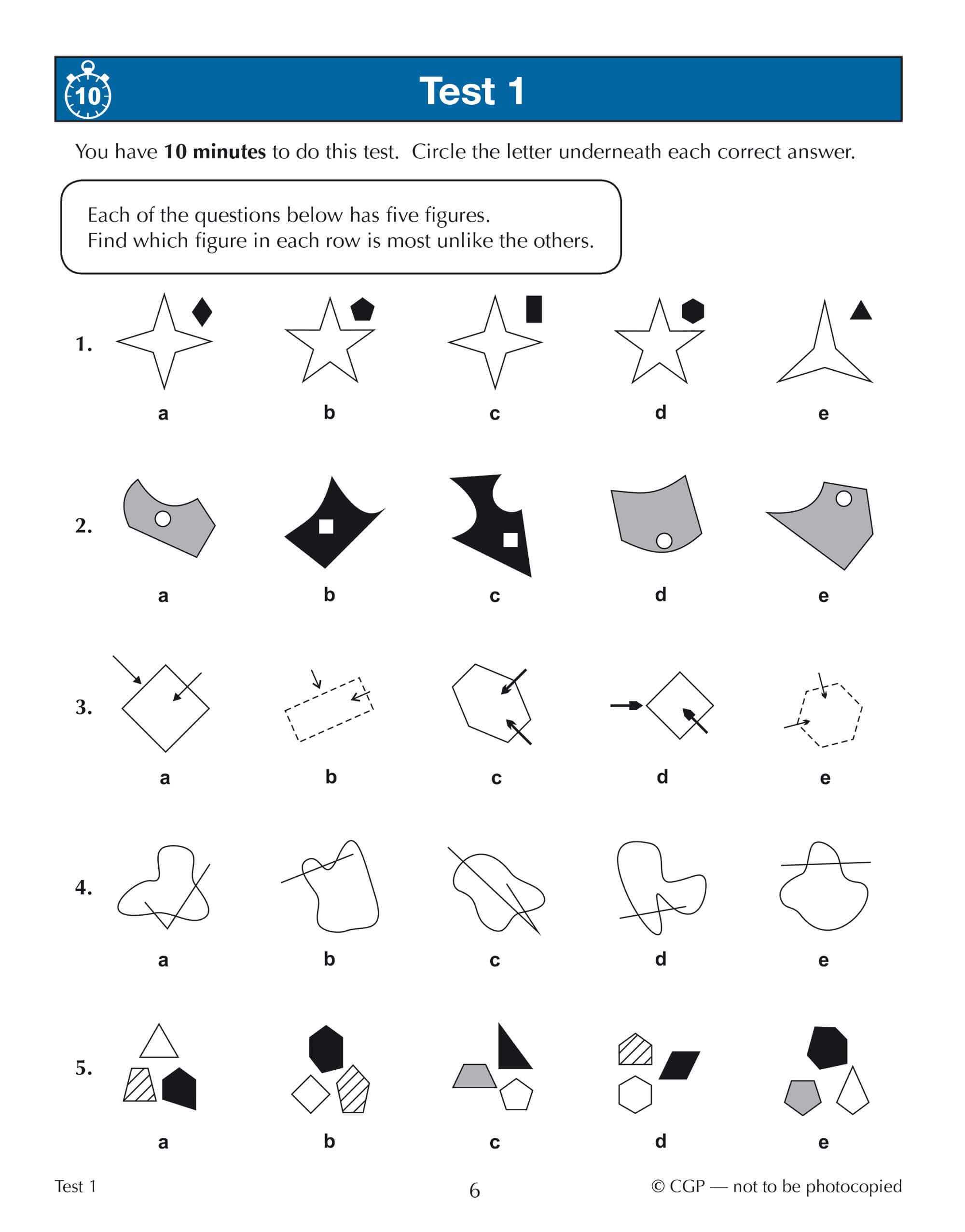 11+ GL 10-Minute Tests: Non-Verbal Reasoning - Ages 10-11 Book 1 (with Online Edition)