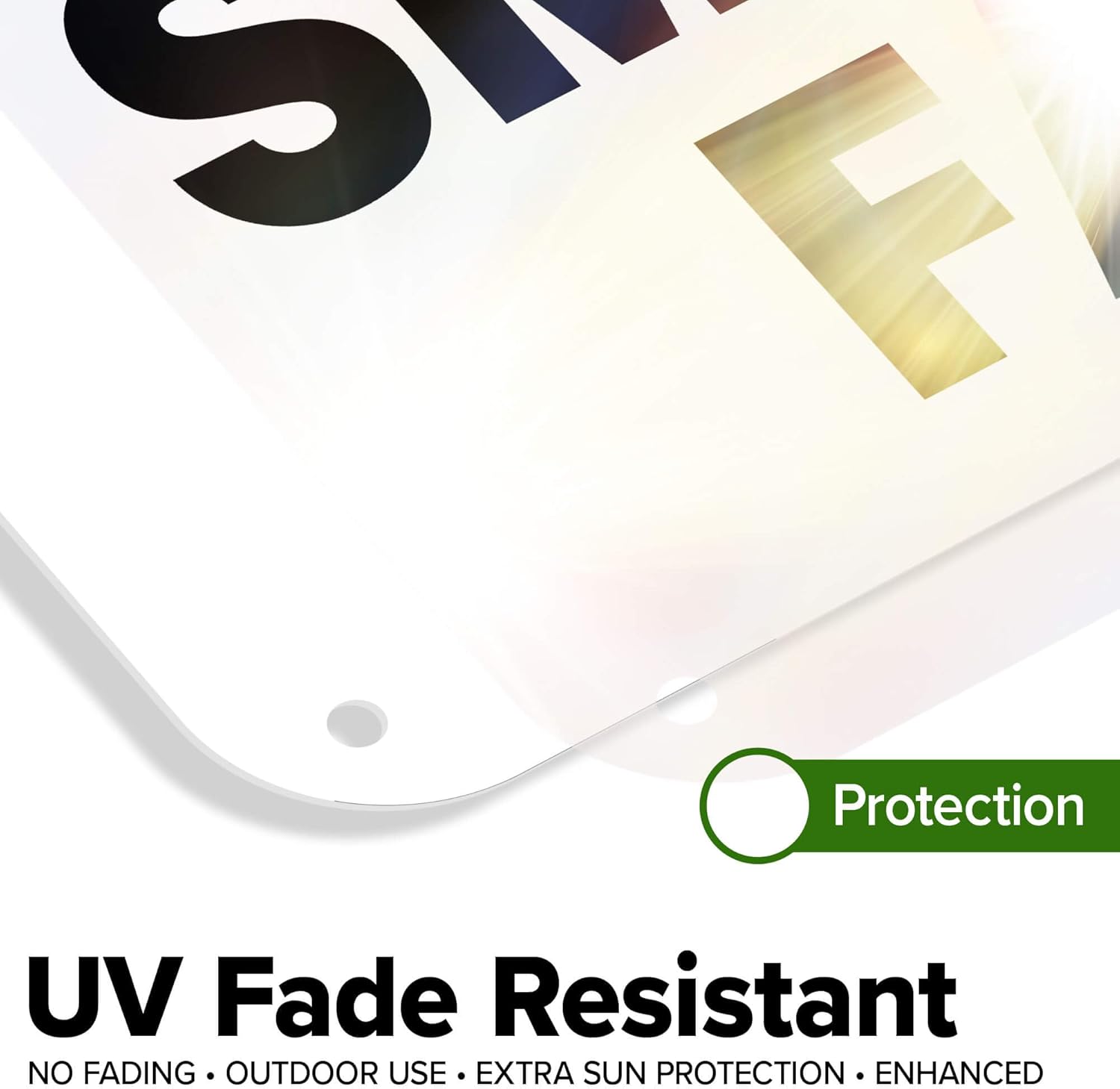 Notice This Is A Smoke Free Facility Sign, 18x24 Inches, 55 mil thick HDPE (high density polyethylene), Made in USA by My Sign Center