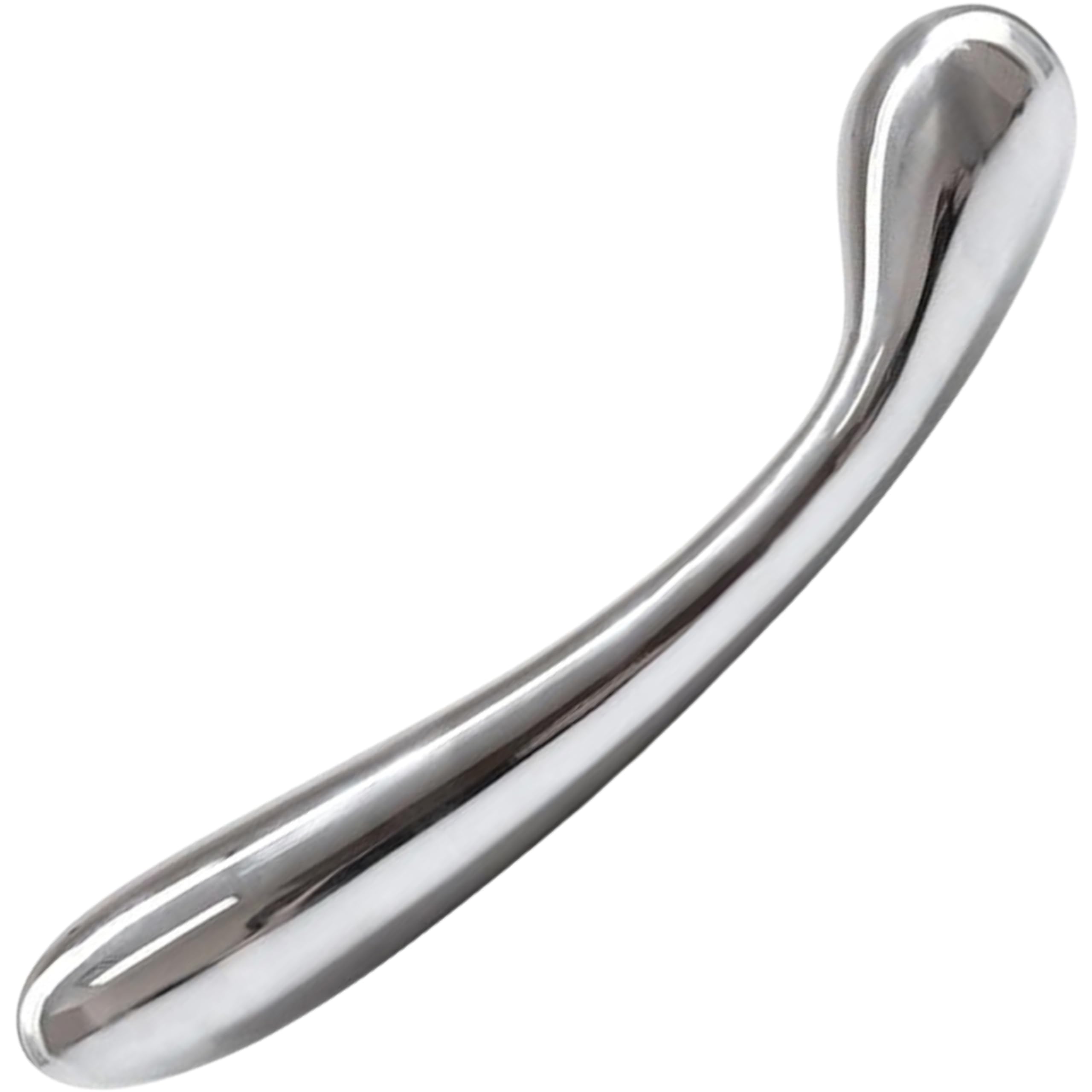 Dildo Anal Acero Inoxidable 21 cm 515 g – Doble Plug Anal ⌀2,5-3 cm – Estimulador Próstata Extremo para Parejas FOPS A138