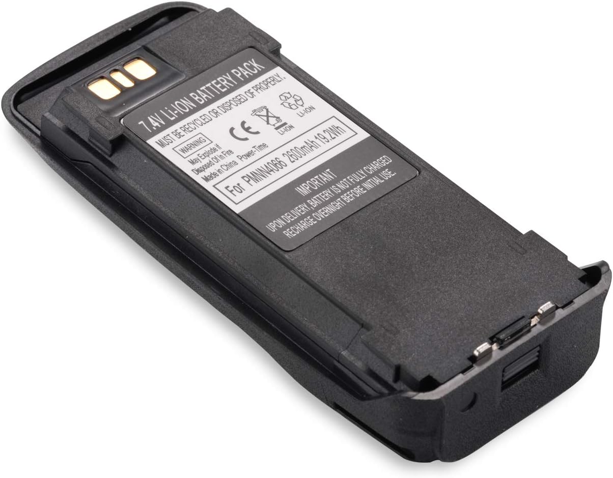 PMNN4077, PMNN4077C, PMNN4066 Battery, Compatible with Motorola XPR6550, PR6380, XIRP6500 and More Models, Click to Find Out More [2020 upgraded model, High Capacity, 2600mAh, 19.2Wh, 7.4V, Li-ion]