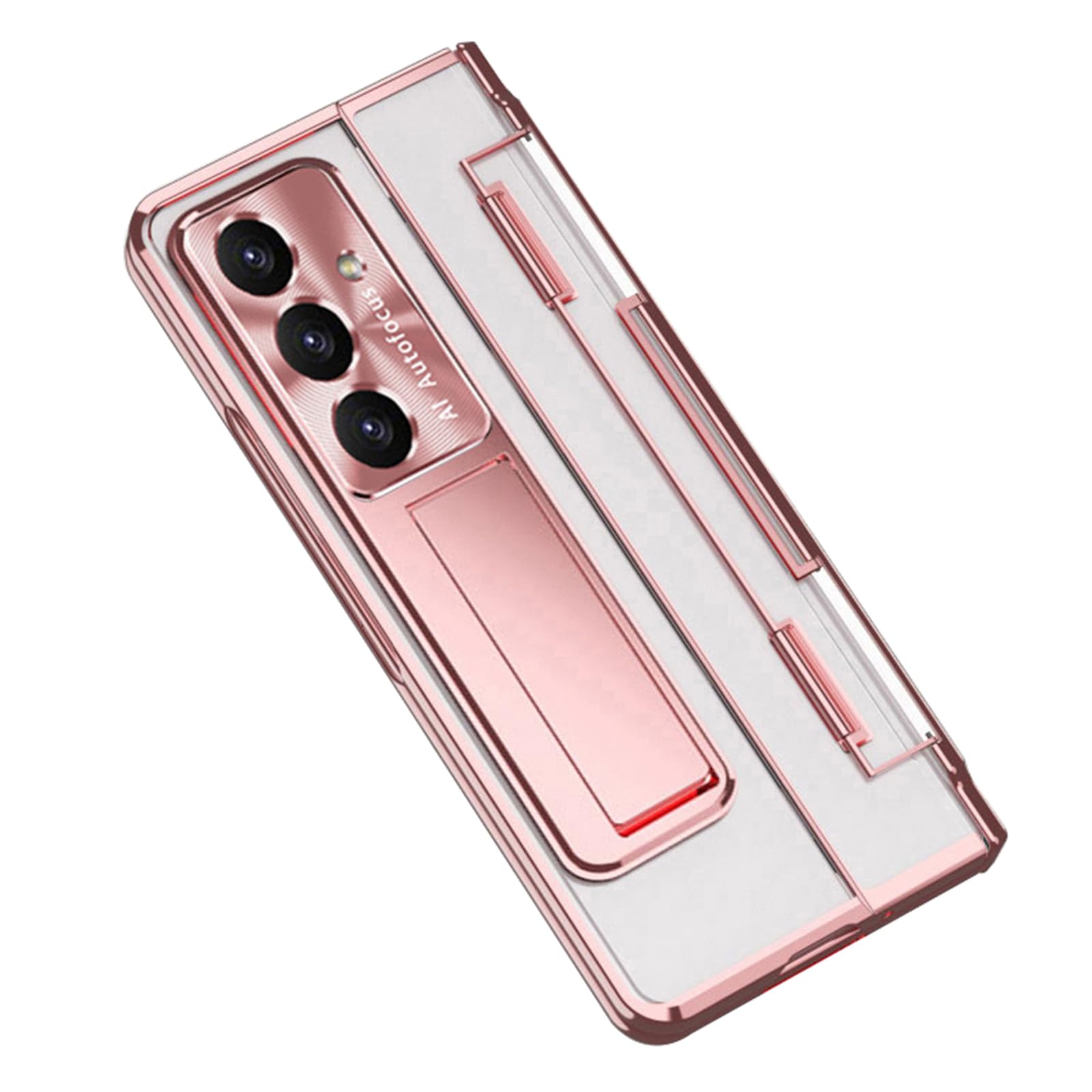 Coque Samsung Galaxy Z Fold 8 Ultra avec protection charnière et écran pliante rose