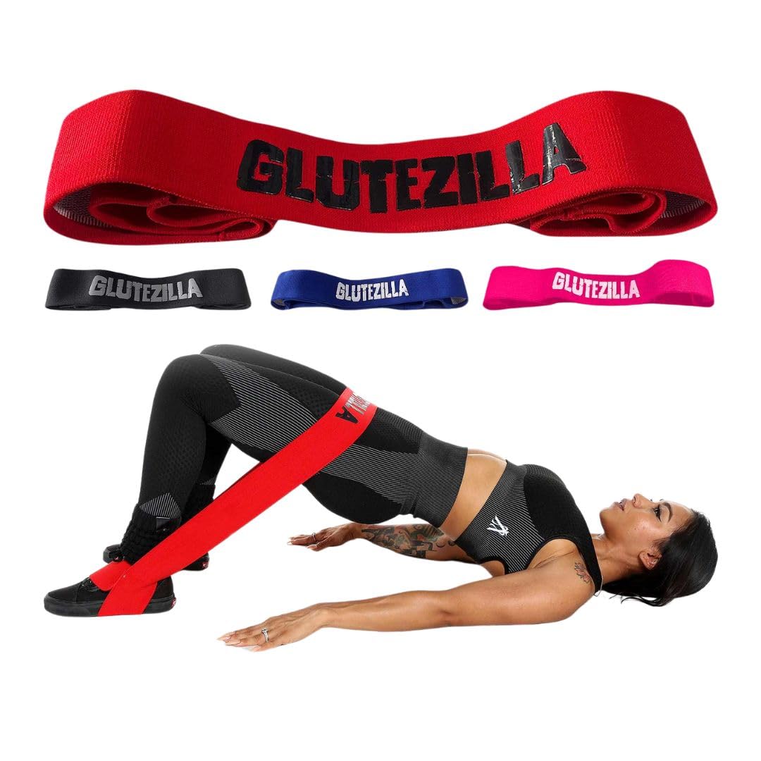 The X Bands Bande per glutei, fasce elastiche per allenamento e resistenza, per donne e uomini, lunghe fasce di resistenza per fitness e stretching, extra resistenti, per allenamento