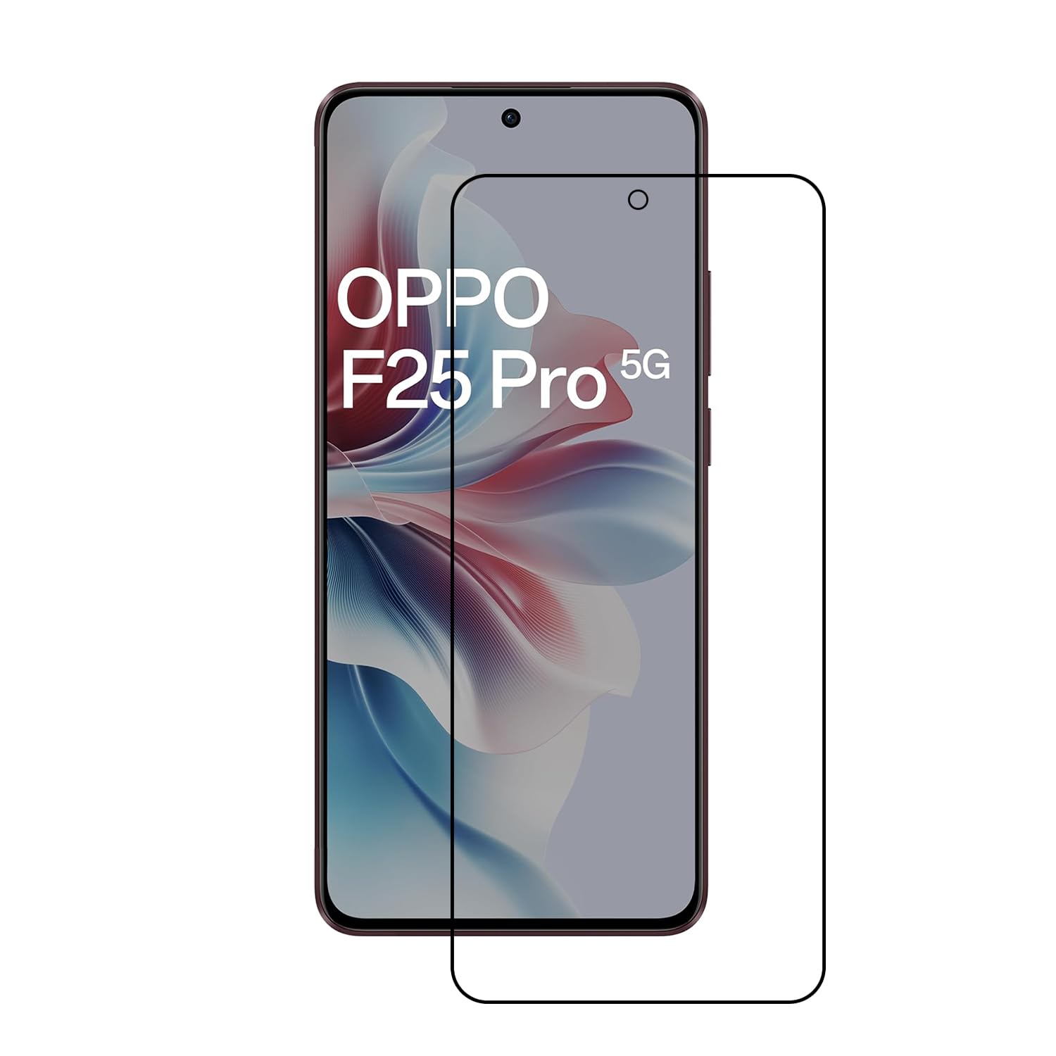 Tough Lee Tempered Glass Screen Guard Protector for Oppo F25 Pro 5G (Edge to Edge Coverage) (with Easy Installation Kit) (Black) (Pack of 1) (B0CZXS9GQW) Amazon Price History, Amazon Price Tracker